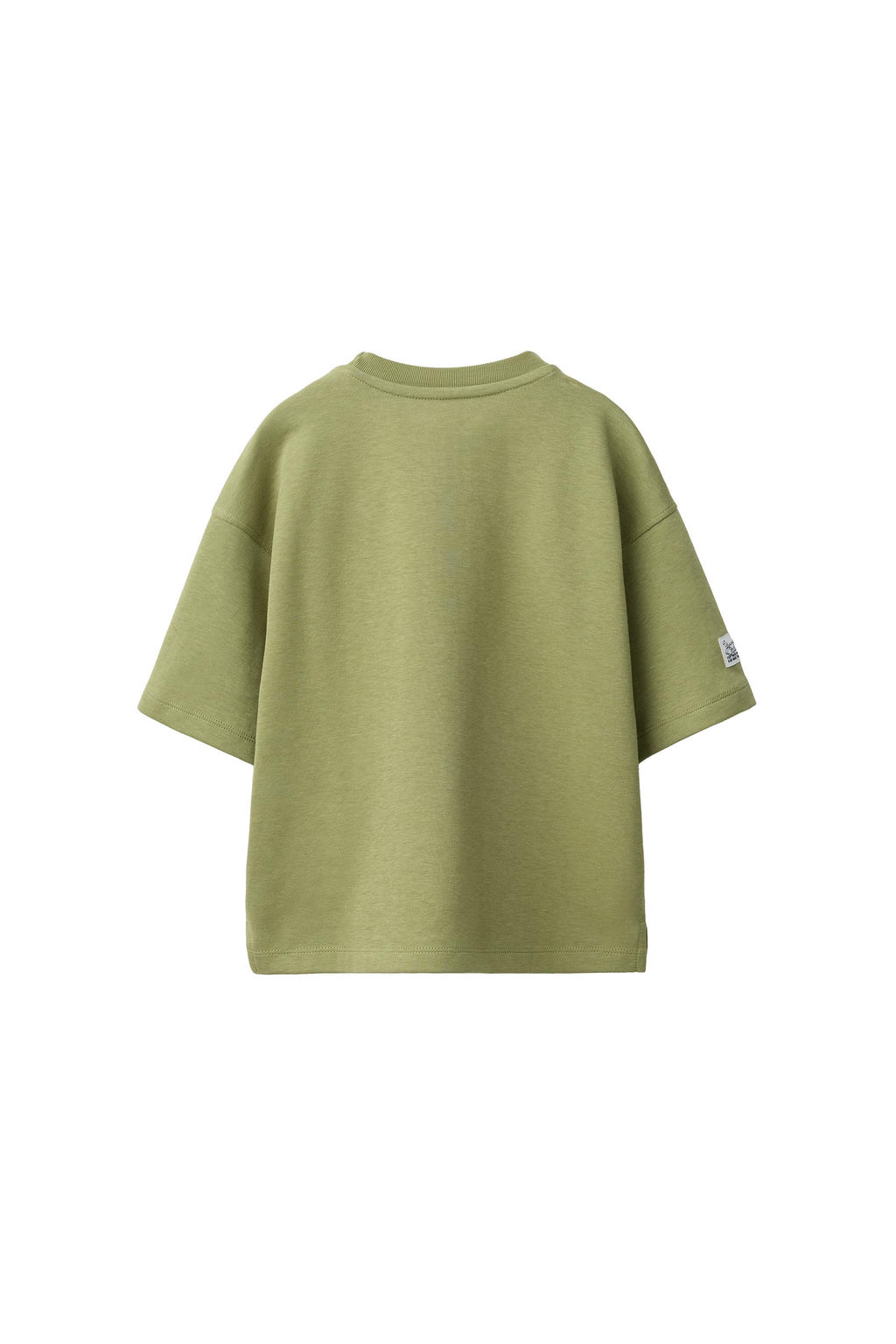 CAMISETA INTERLOCK / verde lavado - Zara фото 3