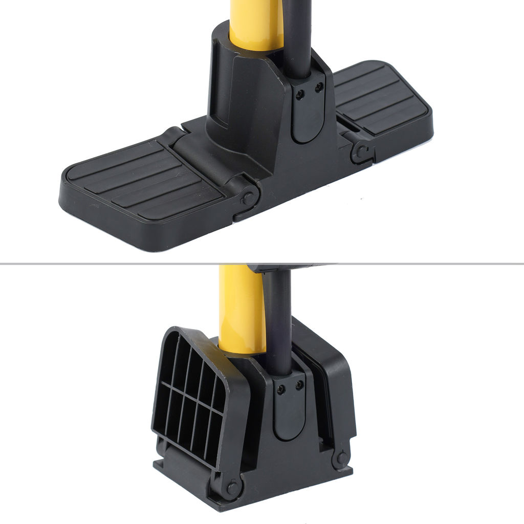 Насос напольный с манометром COMIRON VIVID, стальной цилиндр, складные ножки, съемная ручка, Presta-Schrader, 8,3 бар, вес 830гр. /уп 20 - Галеонтрейд фото 12