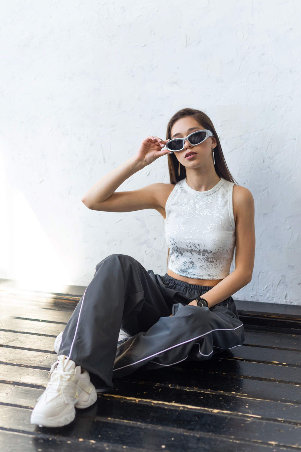 Кроп-топ Лик (белый) - Nadi bordo фото 9