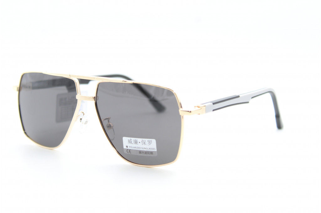 Солнцезащитные очки WILIBOLO (Polarized) 8015 58-17-142 С2 зол/серая линза