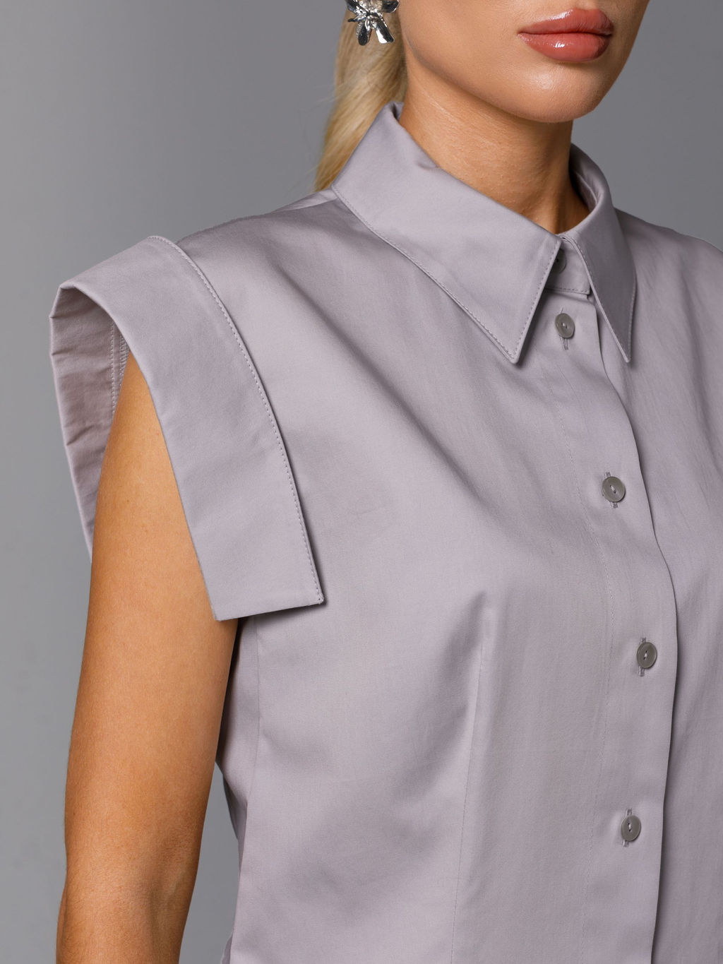 Блузка с расширенной линией плеч - Stilla фото 5