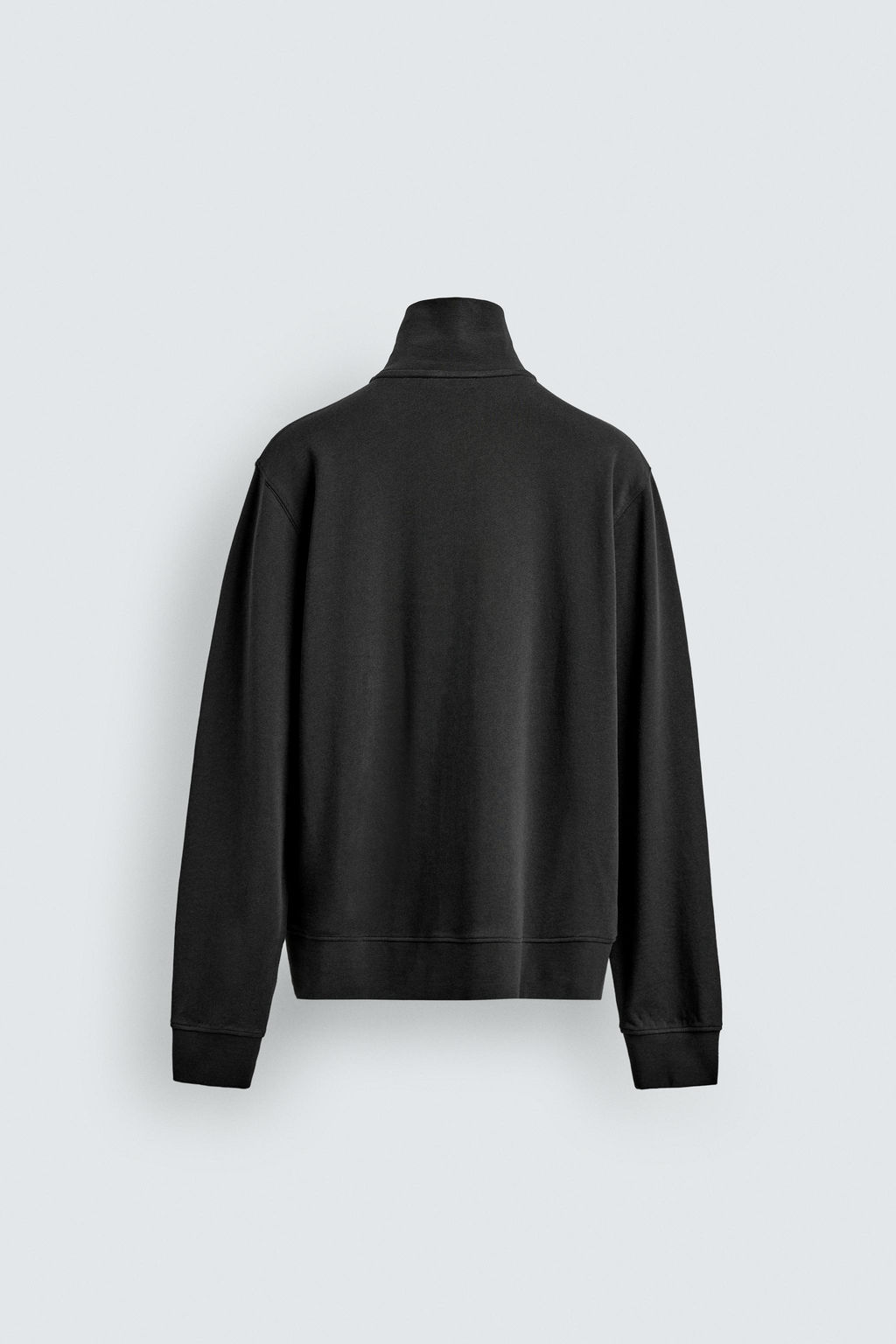 SUDADERA REGULAR FIT CREMALLERA / Gris antracita - Zara фото 9