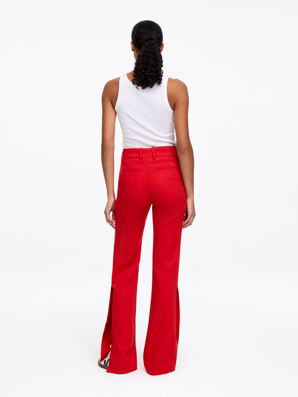 Pantalones sastre con abertura lateral - H&m фото 5