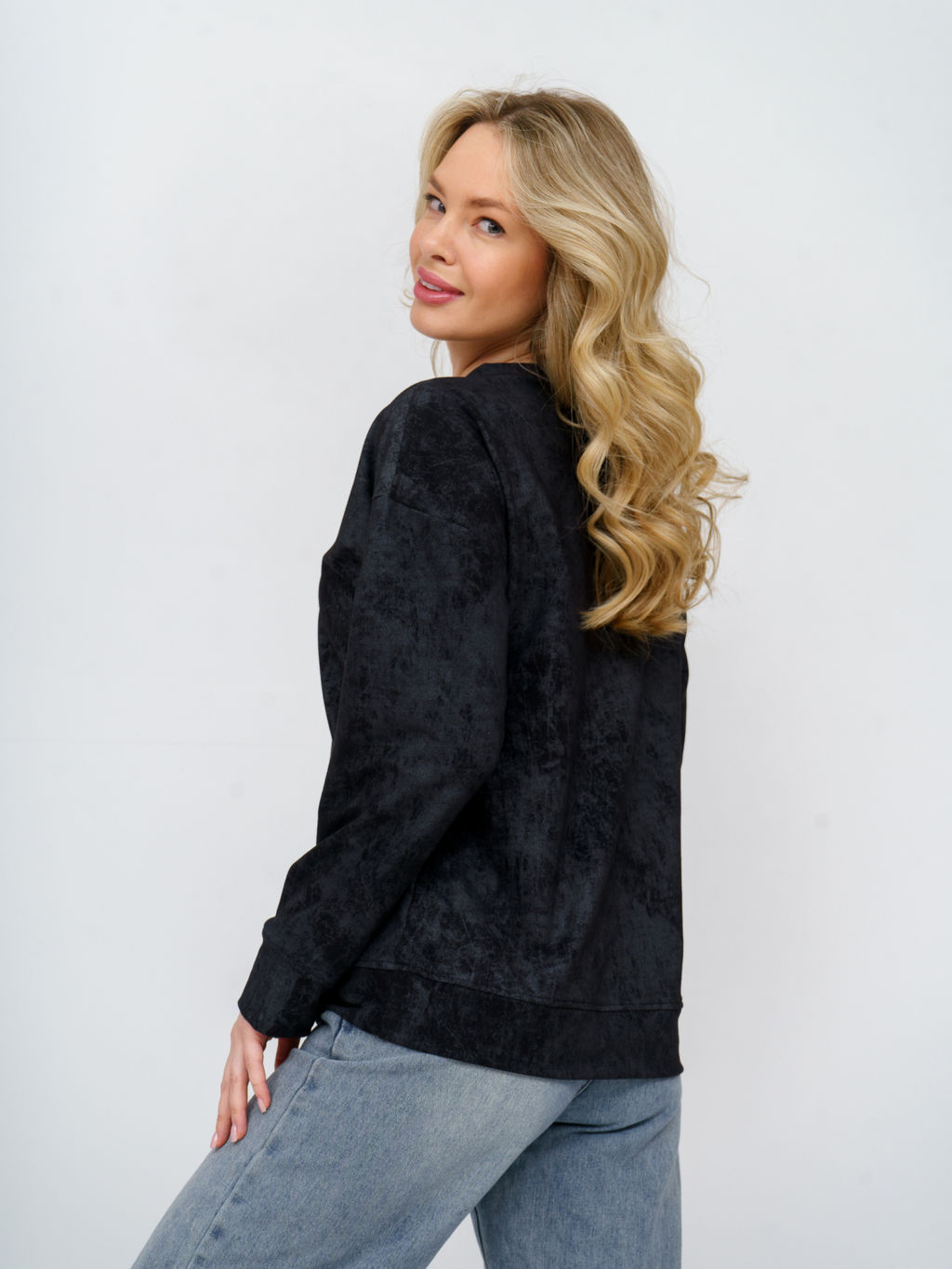 985 Свитшот винтаж из турецкого футера с лайкрой - Svetekst фото 38