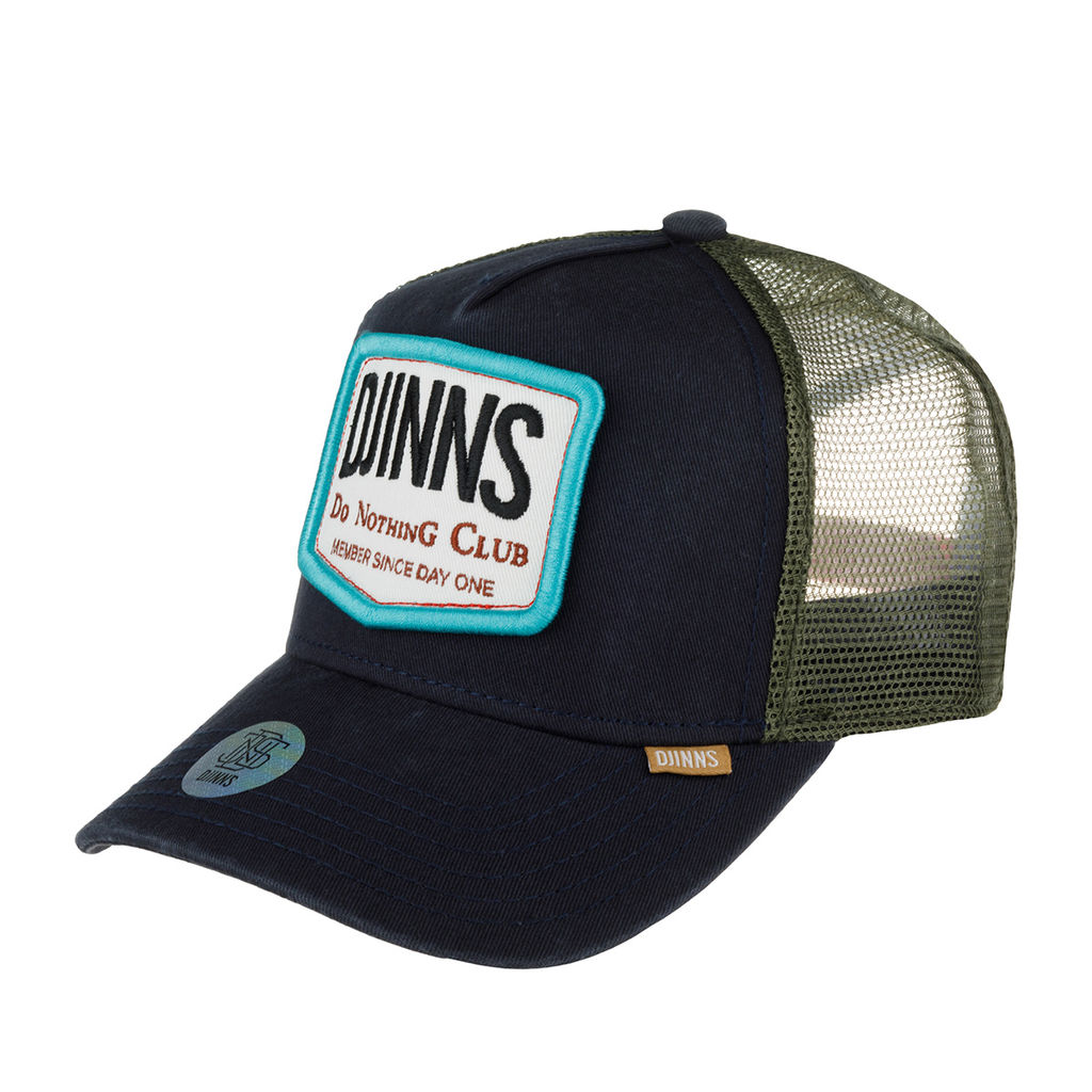 Бейсболка DJINNS арт. HFT Nothing Club 2 HeatDye (темно-синий)