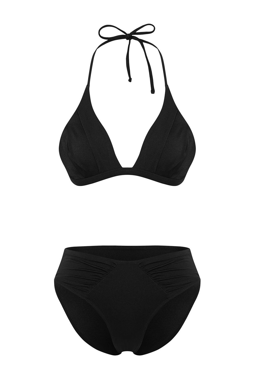 TRENDYOLMILLA Yesil Ucgen Drapeli Regular Bikini Tak?m? TBESS25BT00049  фото 11
