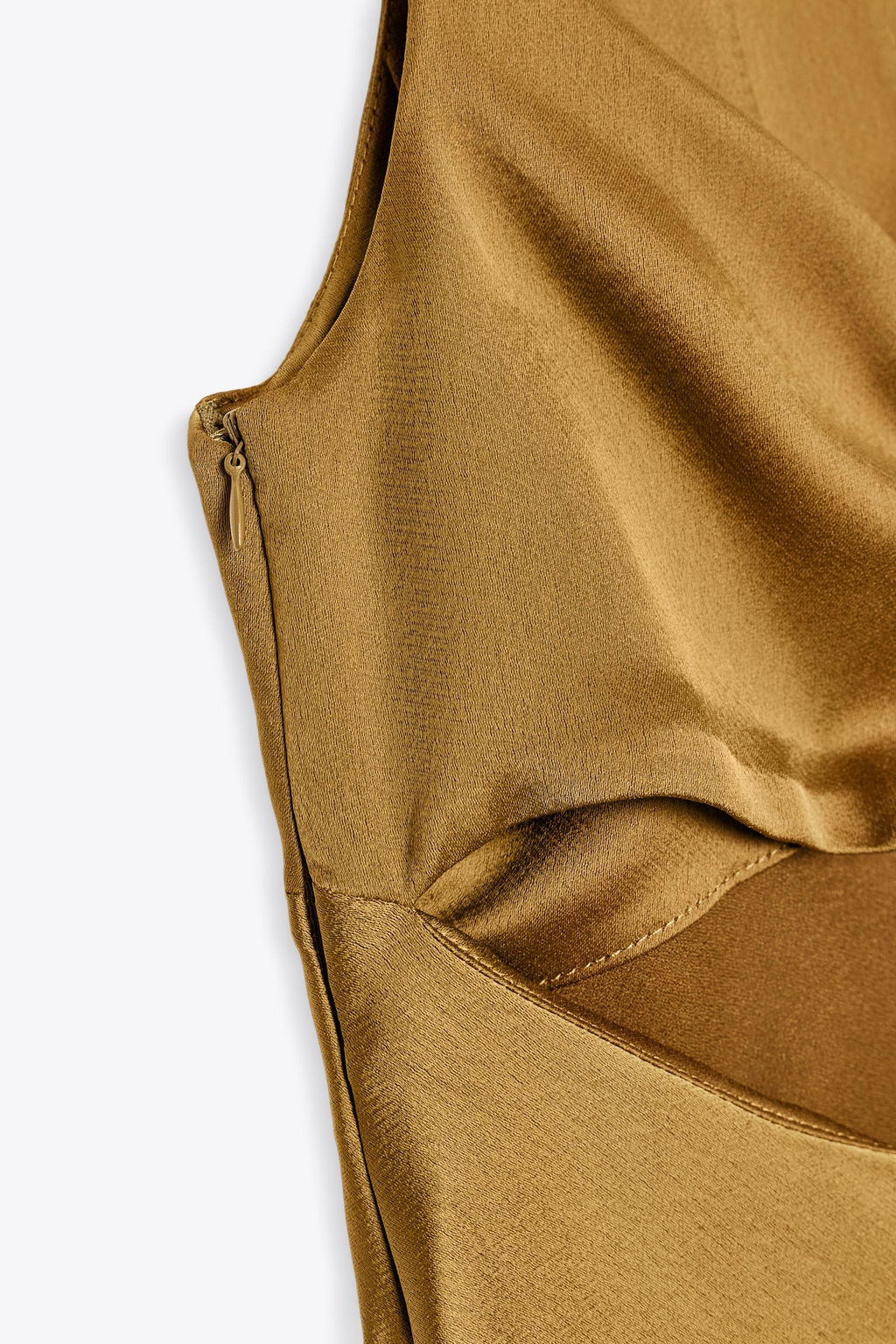 SATIN MIDI DRESS - Zara фото 16