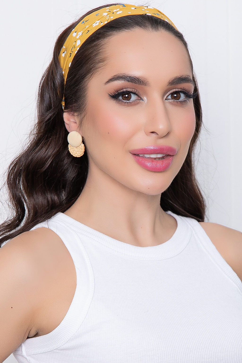 Повязка хлопковая (поляна, горчица) ПР14 - Lt collection фото 4