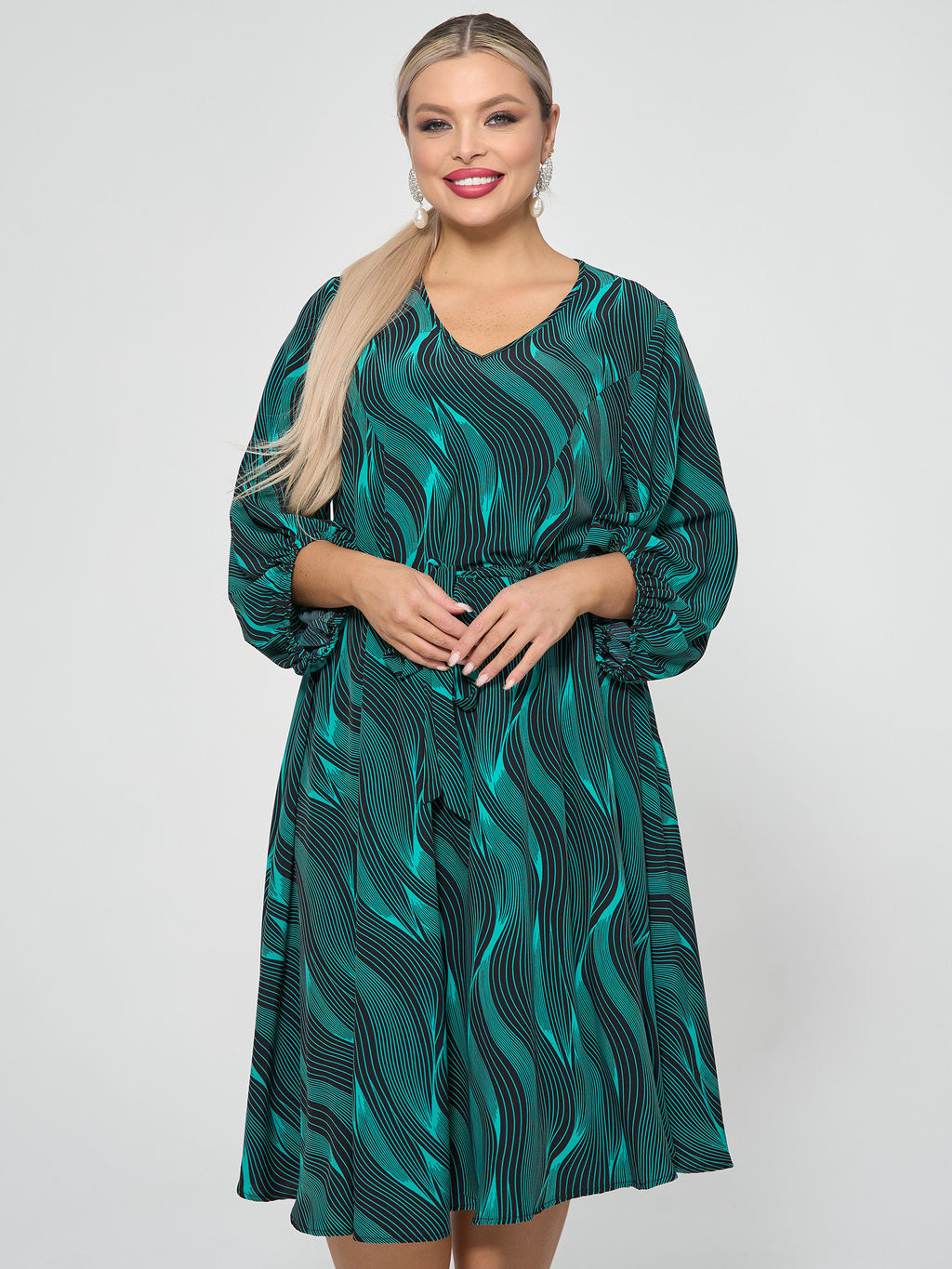 Платье 0327-1п синий - Dora фото 51