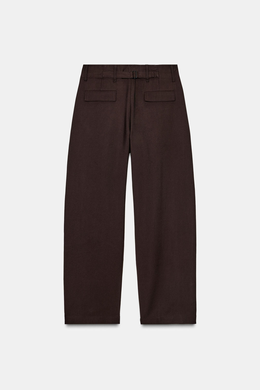 ZW COLLECTION CARROT TROUSERS WITH BUCKLE - Zara фото 8