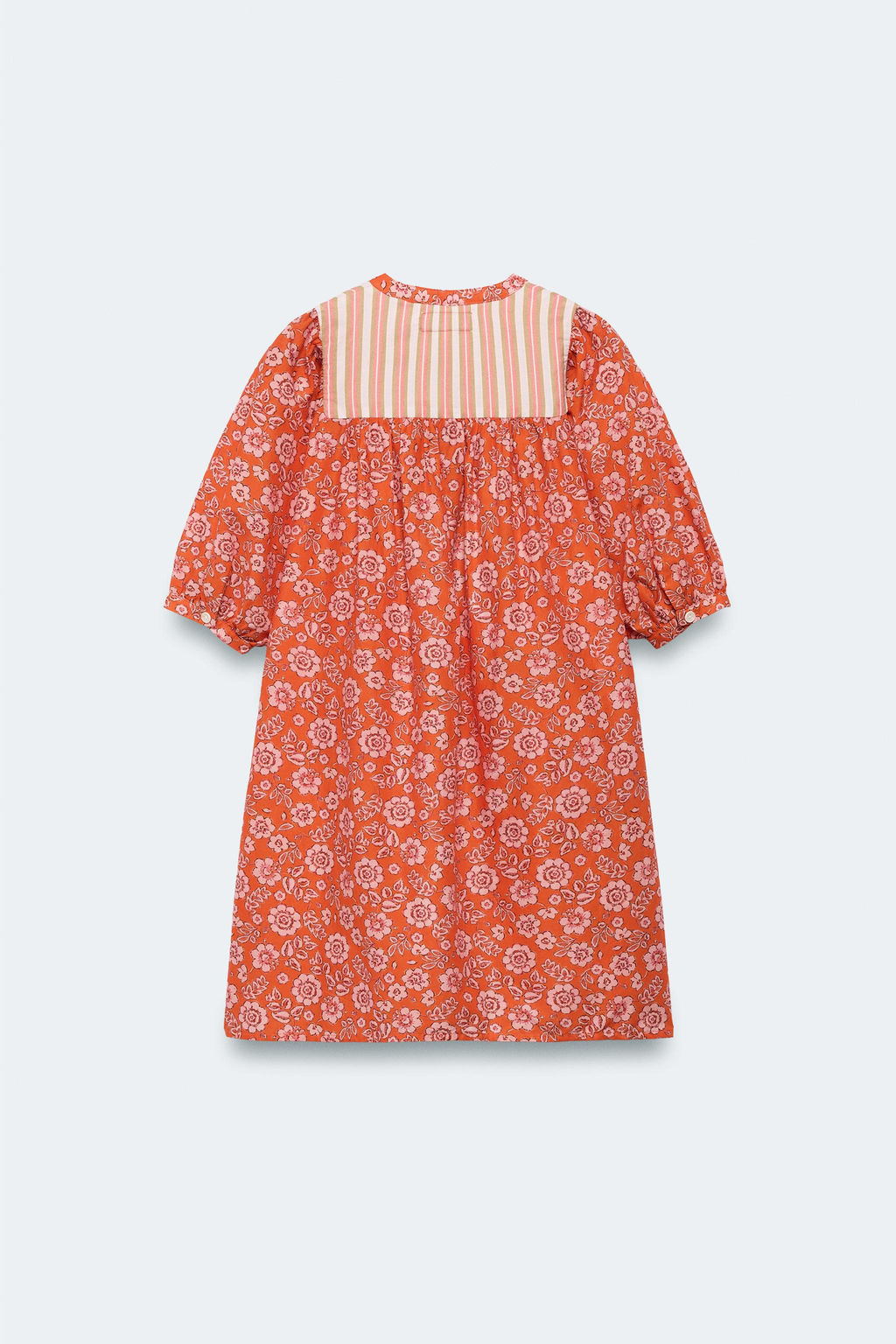 2-14 A?OS/ VESTIDO KAFT?N FLORES LIMITED EDITION / Naranja - Zara фото 5
