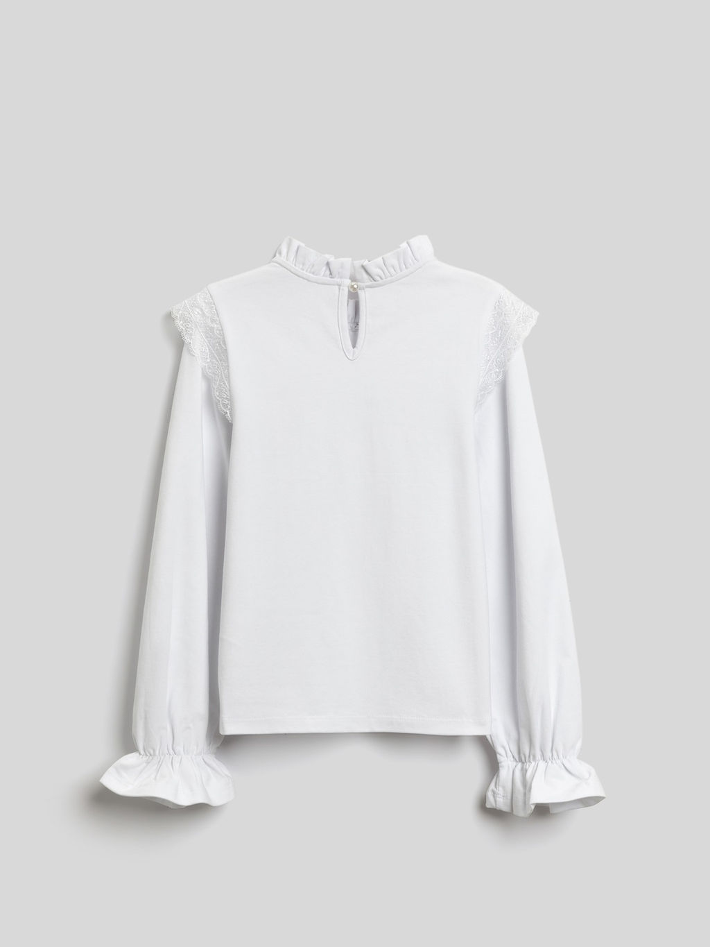 ACOOLA / Блузка детская для девочек Kolett белый  фото 2