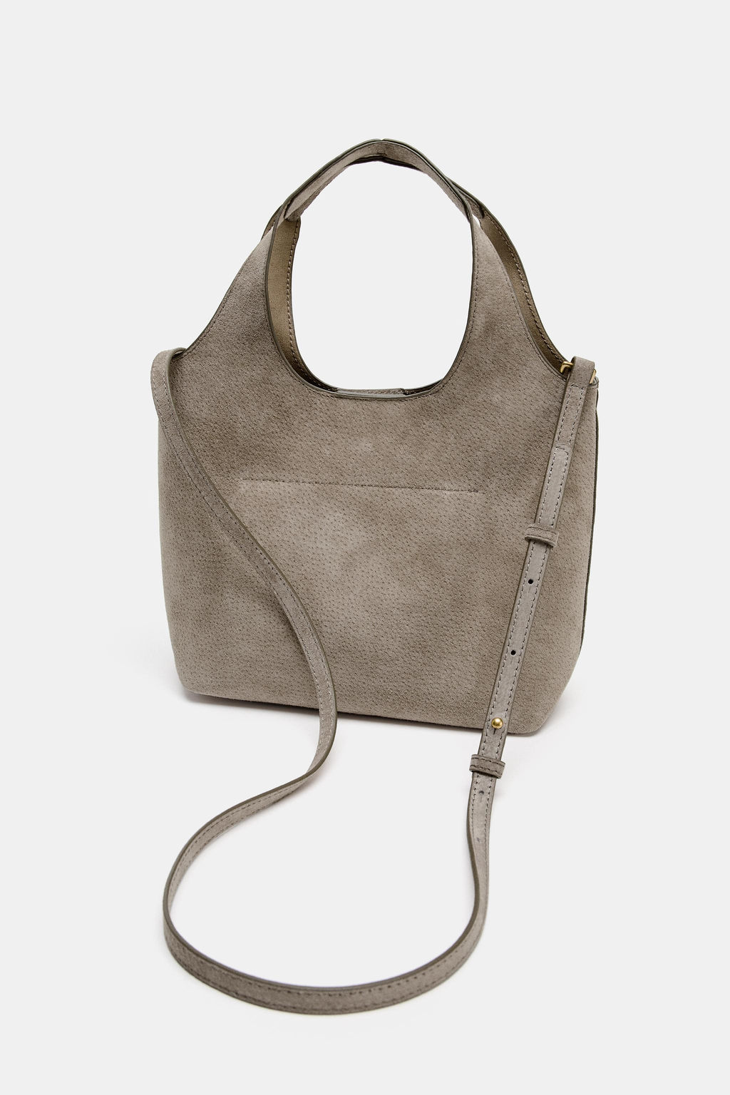 LEATHER MINI TOTE BAG - Zara фото 3