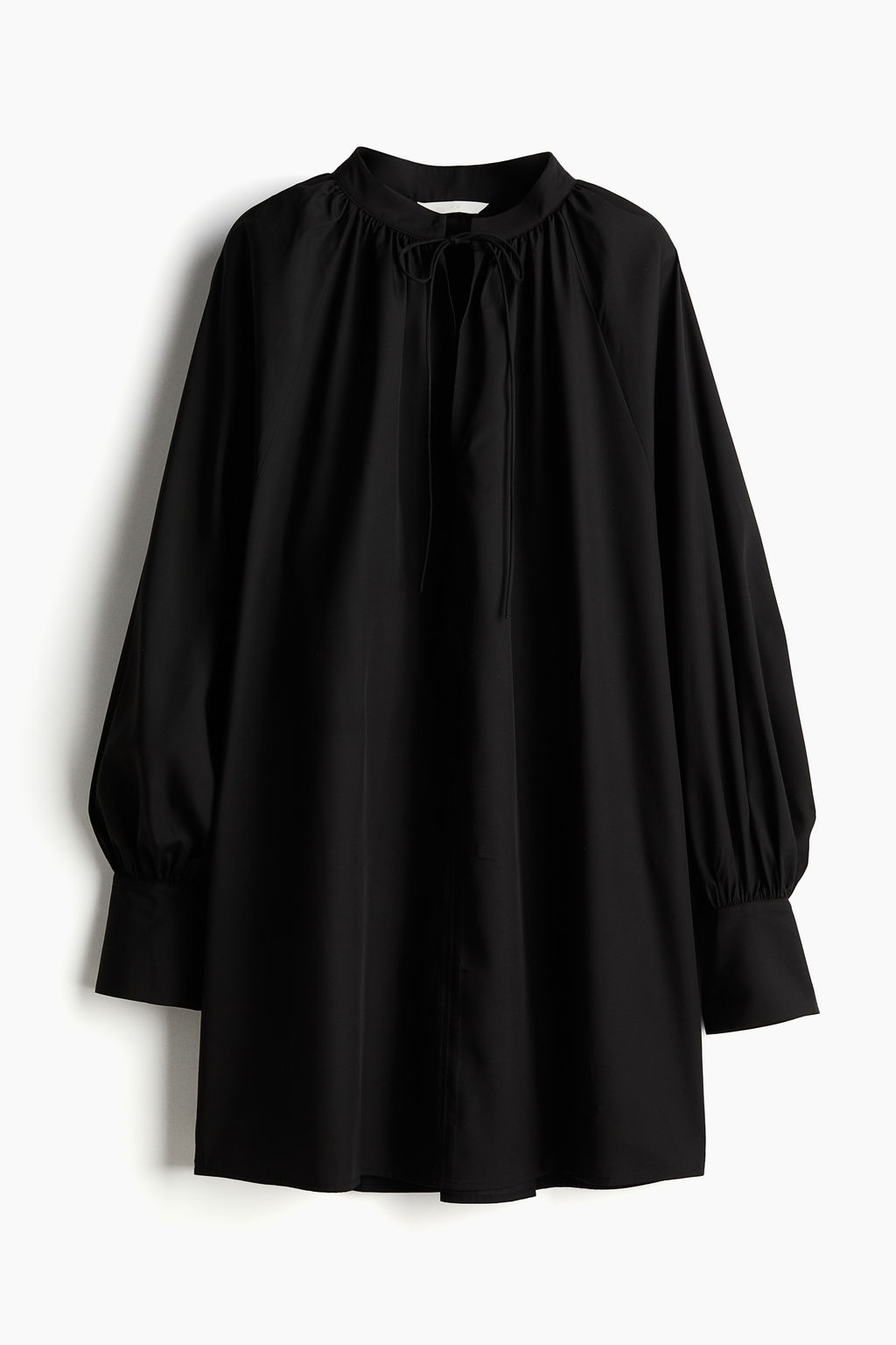 Vestido oversize con tiras de anudar - H&m фото 9