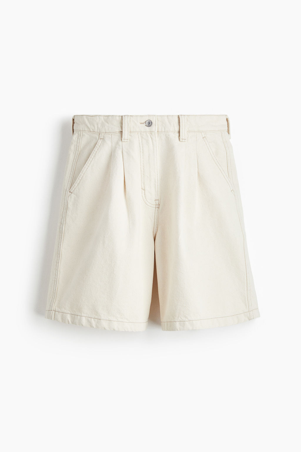 Bermudas denim con pinzas - H&m фото 3