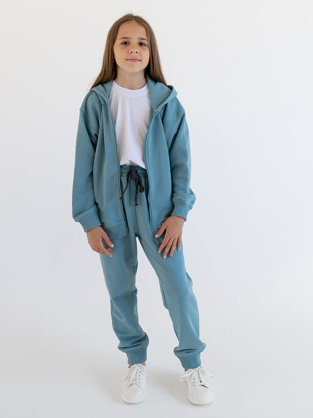 Джоггеры трикотажные 3х нитка петельный - Lesi kids фото 10