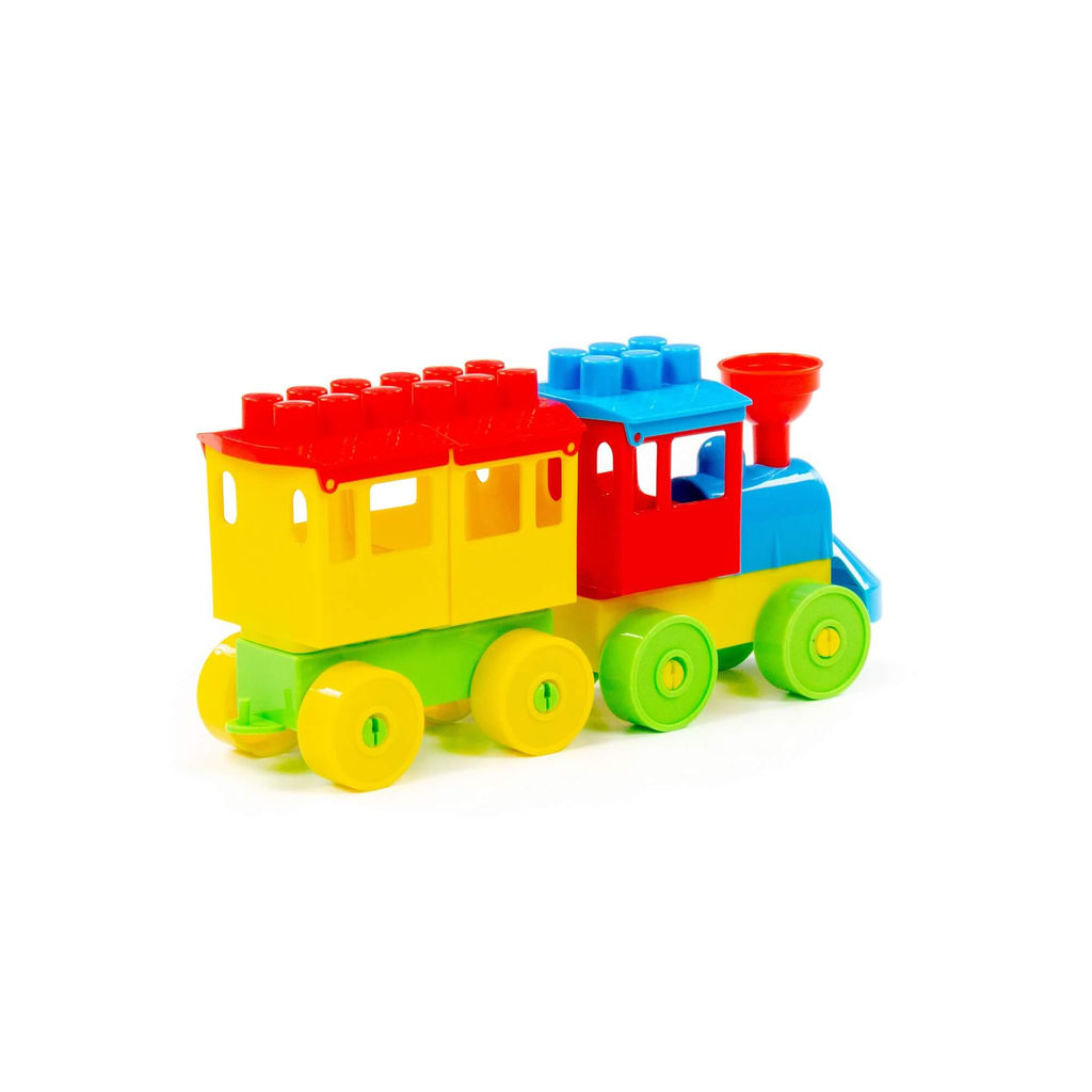 Конструктор - Паровоз с одним вагоном - Полесье фото 4