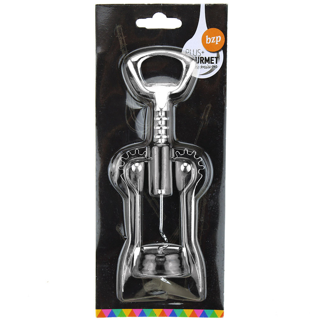 Штопор-бабочка металлический Классика 16,5х6х3,5см, в блистере (Китай) - Домашняя мода фото 2