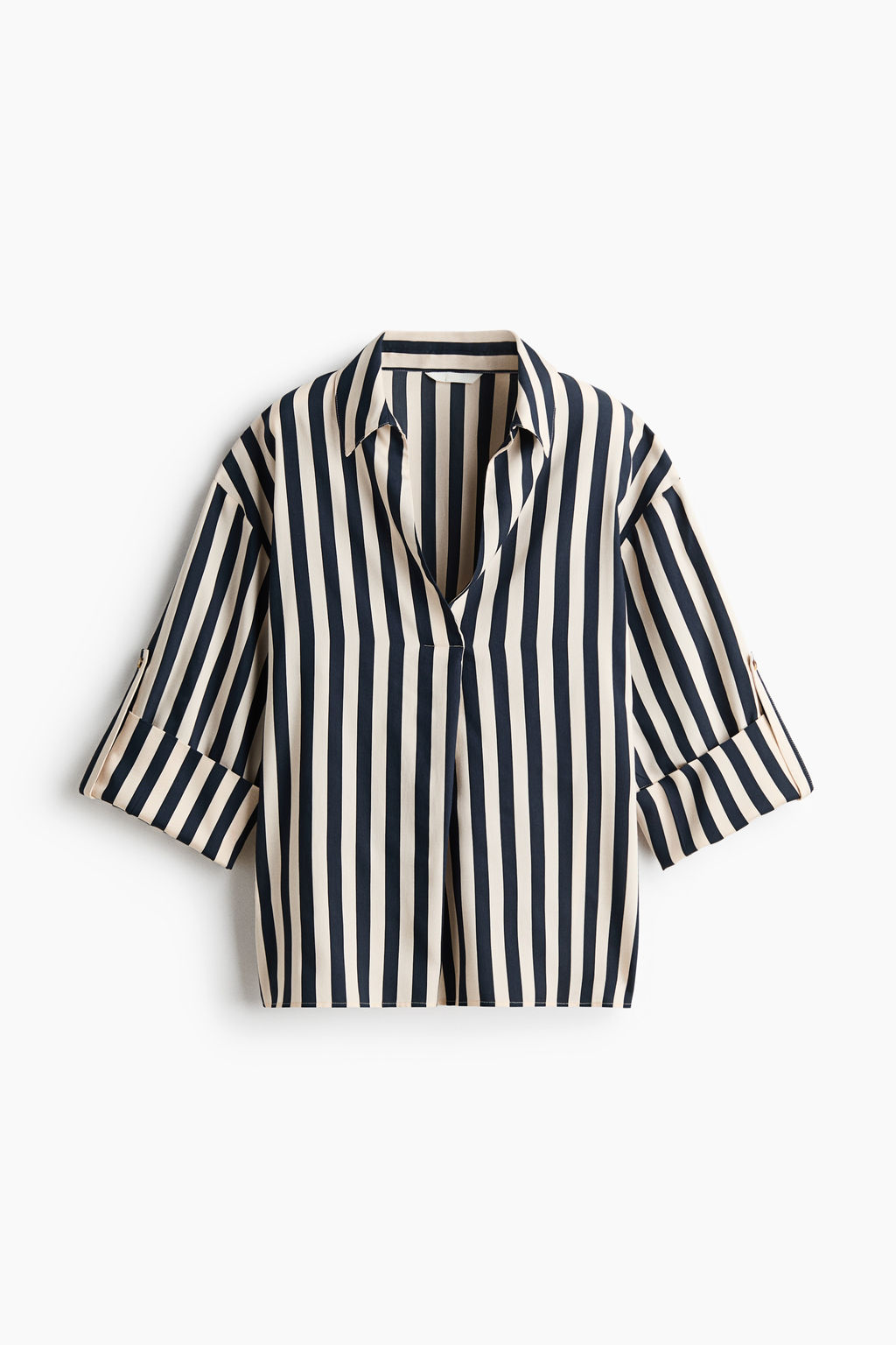 Camisa popover oversize - H&m фото 3