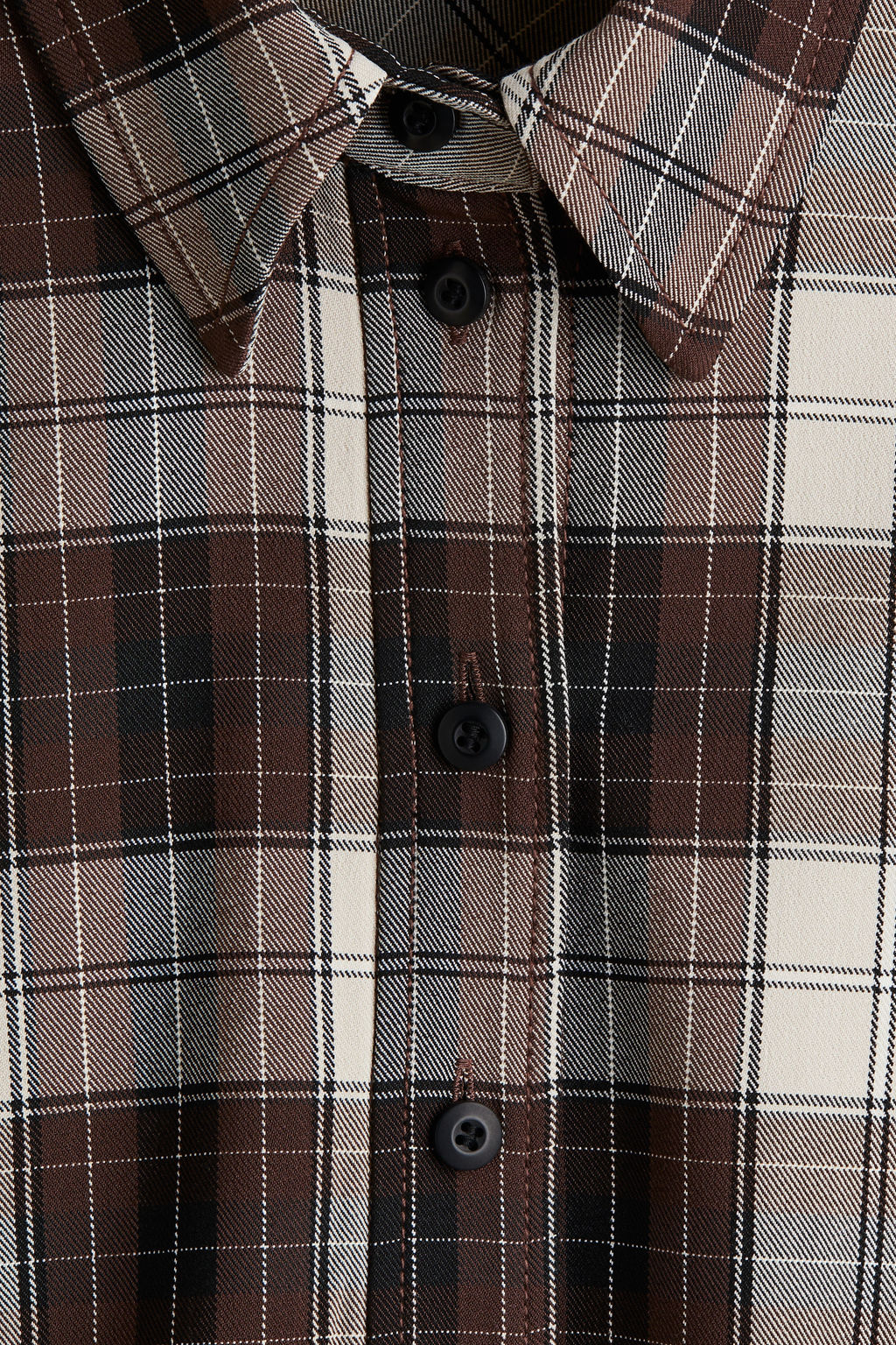 Camisa entallada de sarga - H&m фото 6