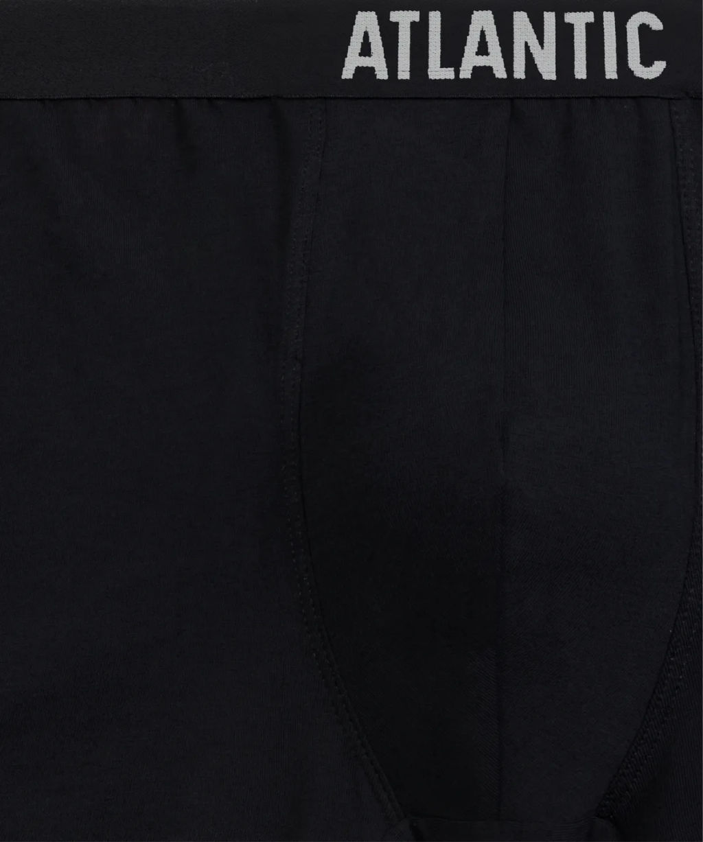 ATLANTIC 3MH-011 Трусы шорты Solid - набор 3 шт. черный фото 5