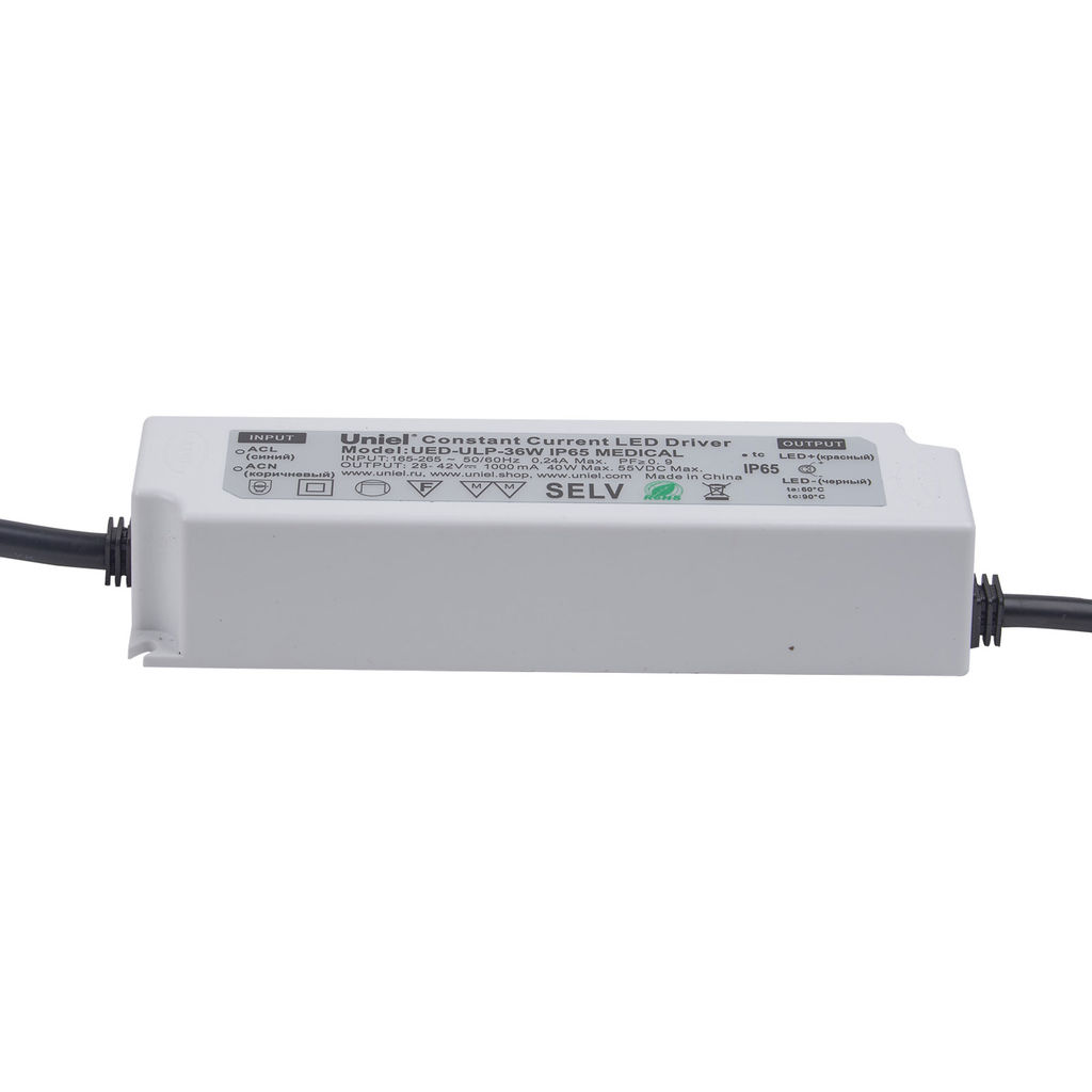 ULP-6060-36W/5000К IP65 MEDICAL WHITE Светильник светодиодный потолочный универсальный. Холодный свет (5000K). 4200Лм. Корпус белый. В комплекте с и/п. ТМ Uniel