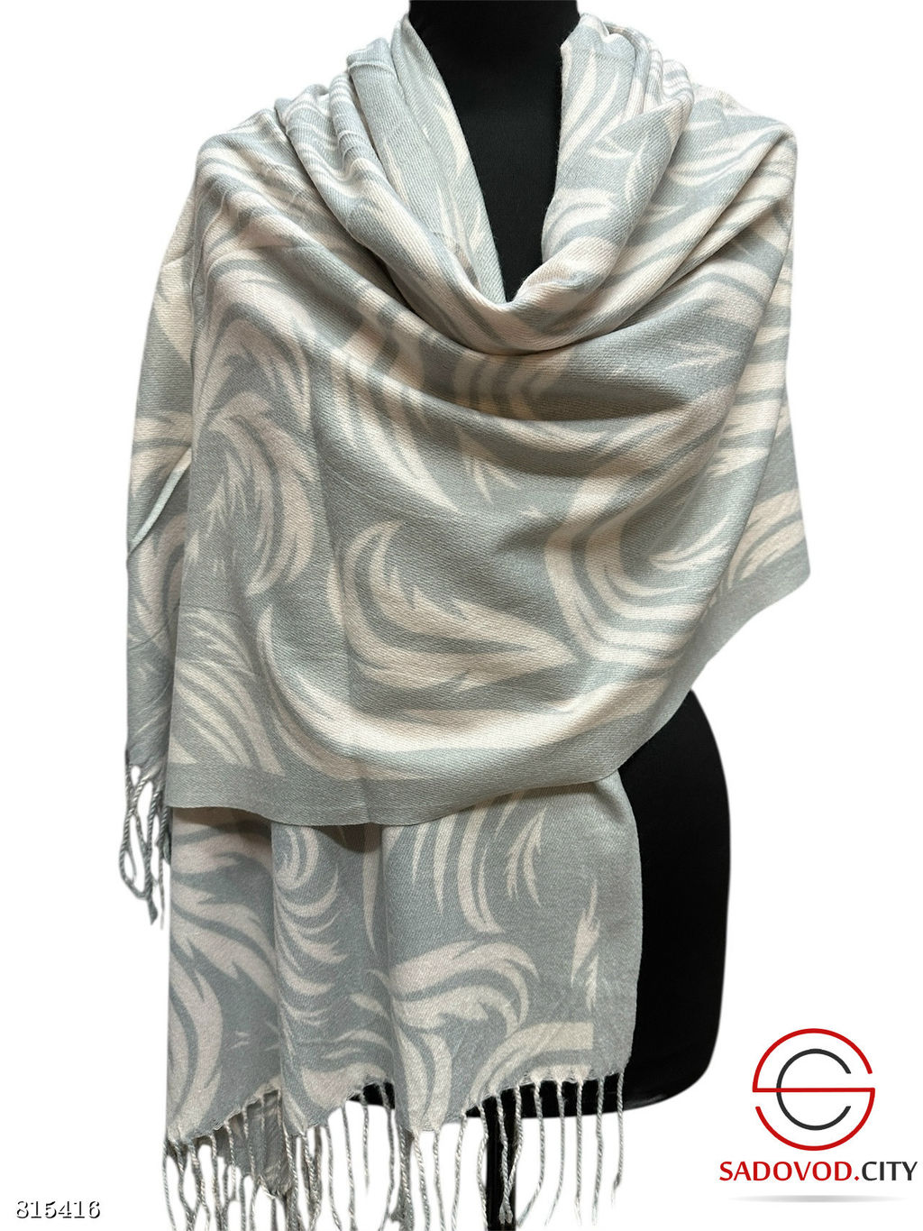 Палантин женский с принтом