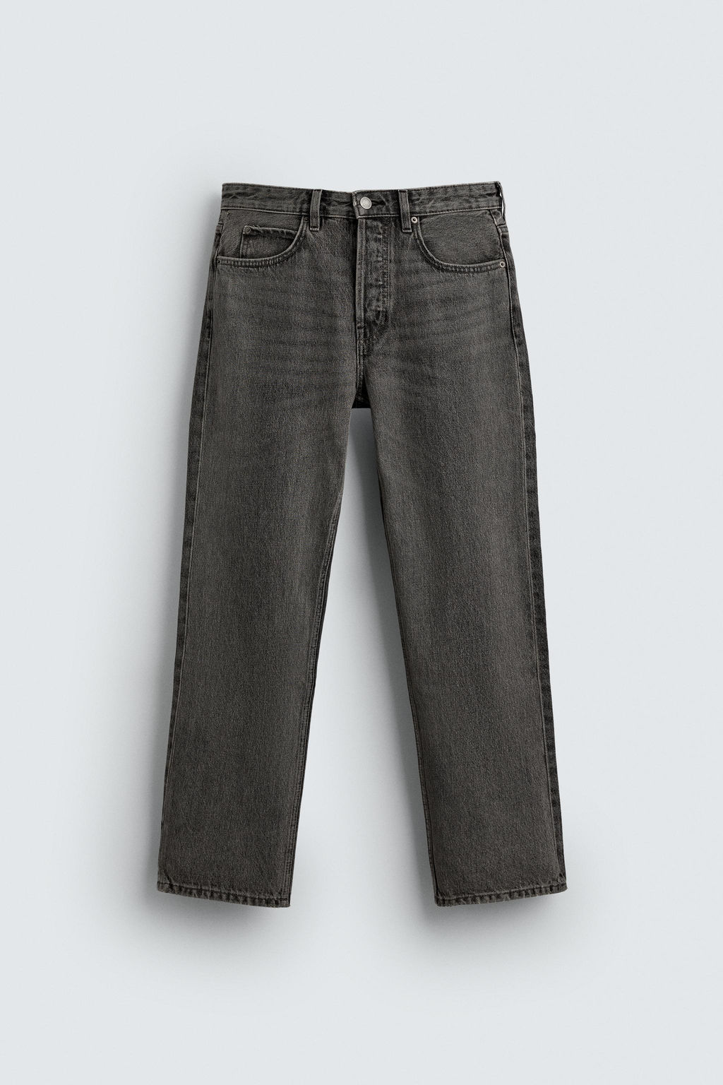 JEANS REGULAR FIT / Gris - Zara фото 7