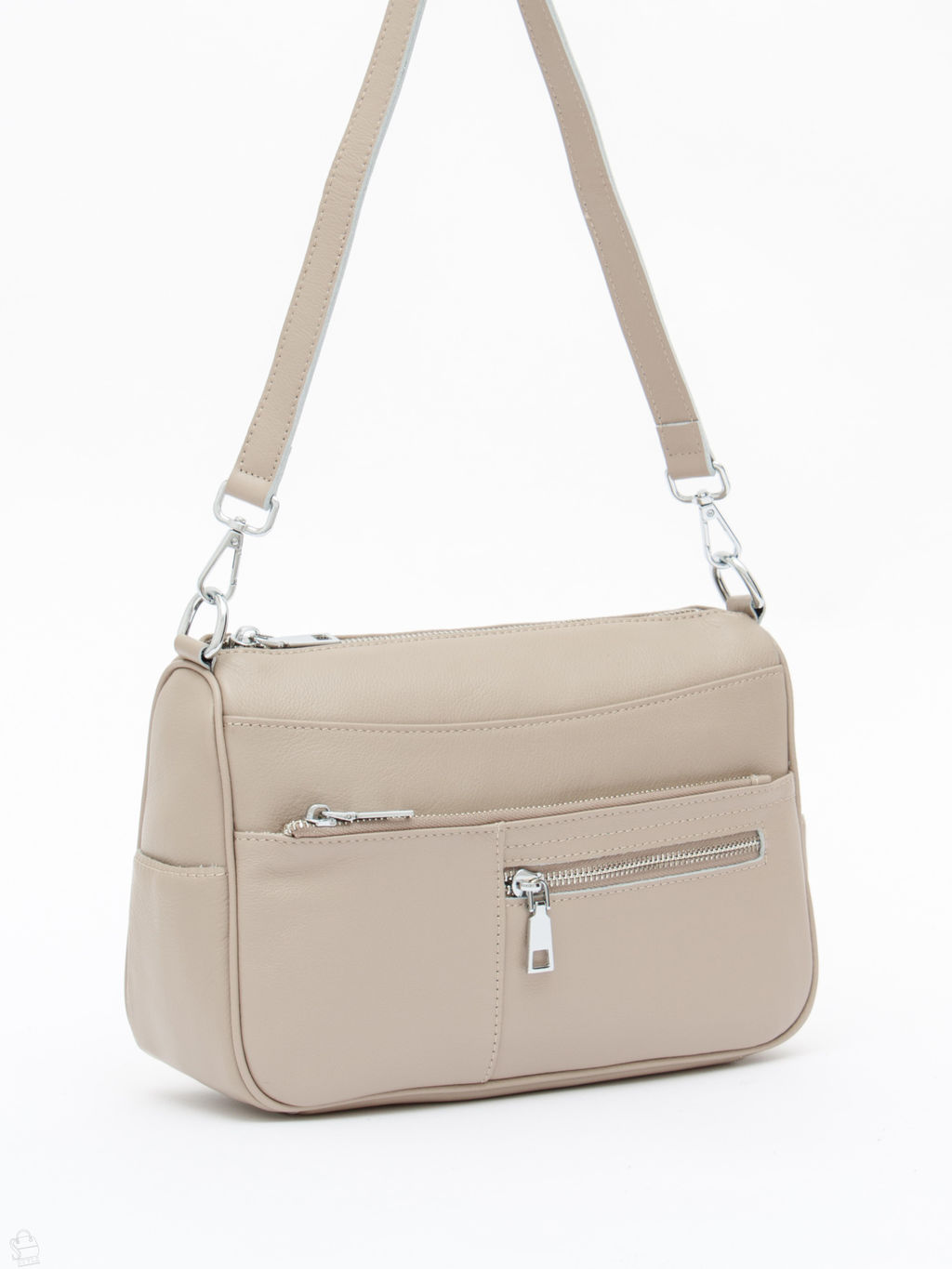 Сумка женская кожаная 2041-9NN beige Natale Navetta  в Новосибирске