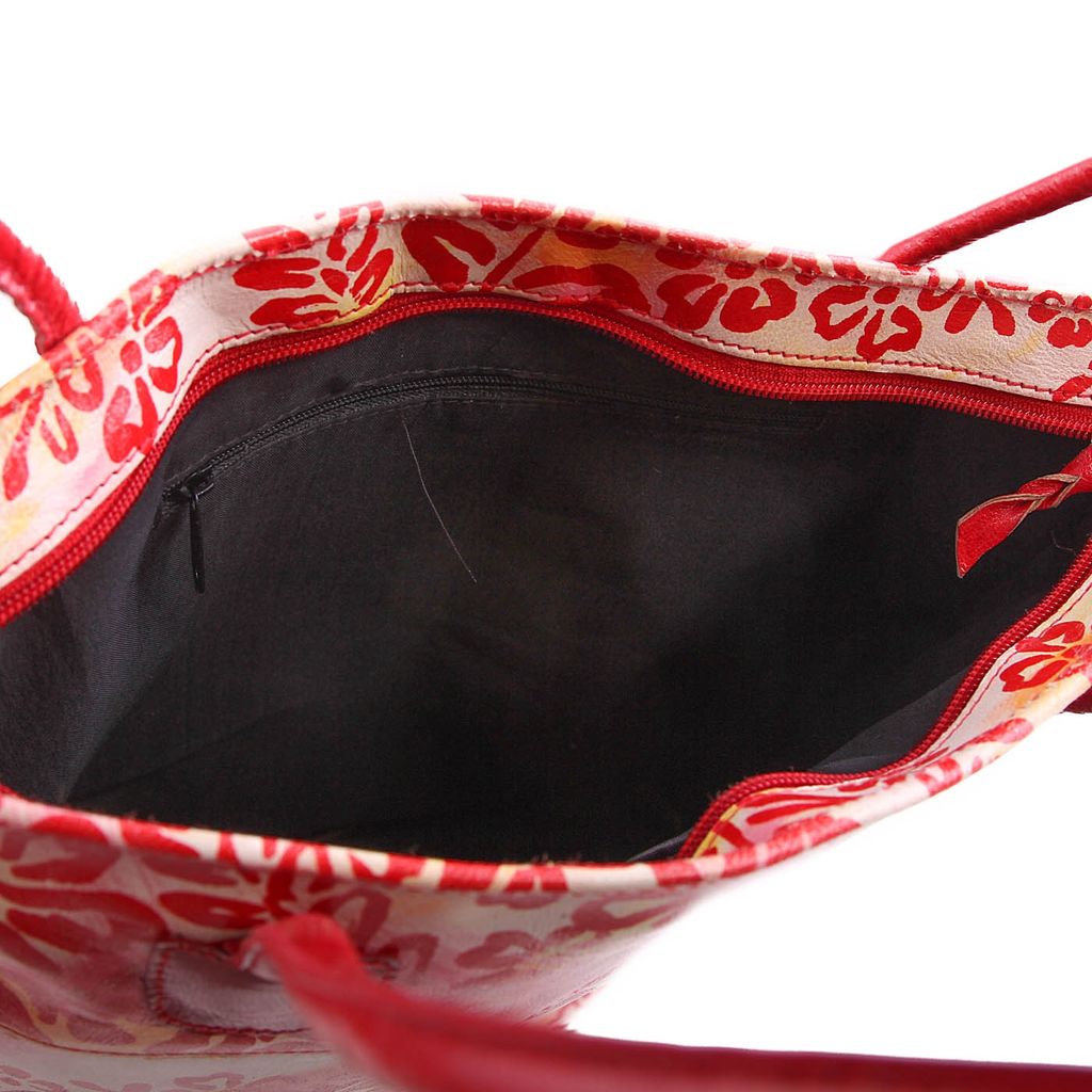 Сумка натуральная кожа ручная роспись № 1247/22 - Ганг фото 4