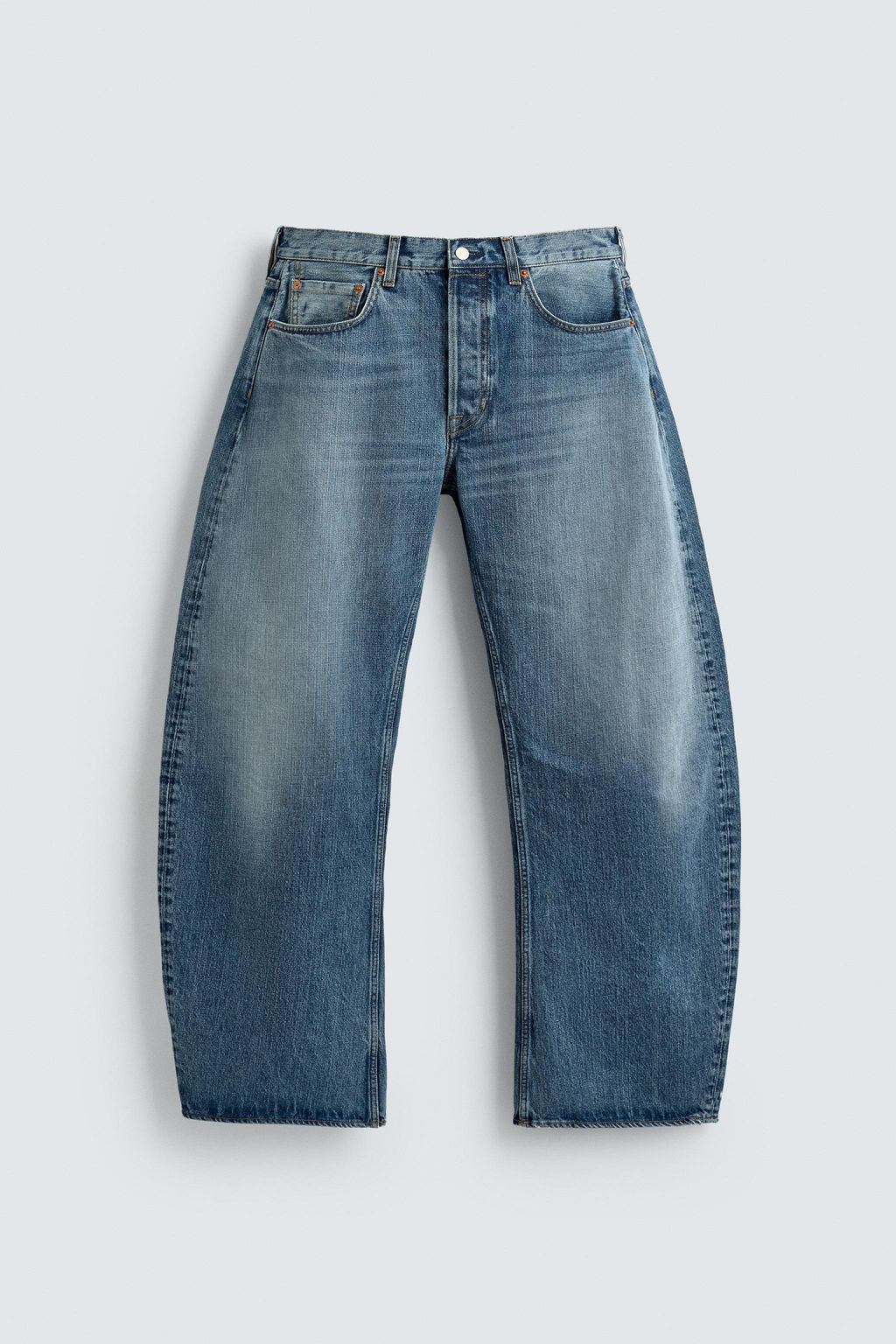 LIMITED EDITION BARREL FIT JEANS - Zara фото 8