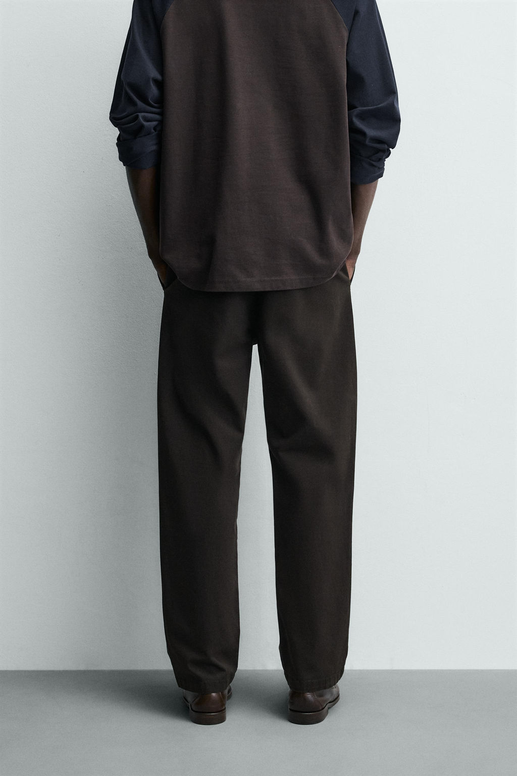 RELAXED FIT PLEATED TROUSERS - Zara фото 12