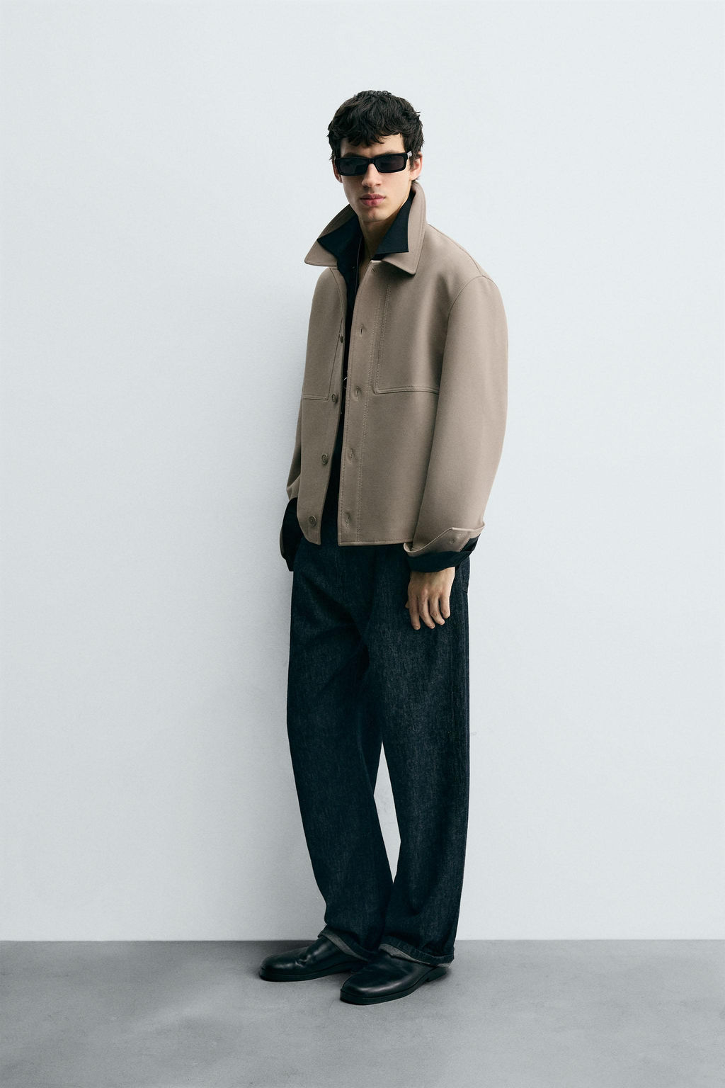 BOXY FIT OVERSHIRT - Zara фото 4