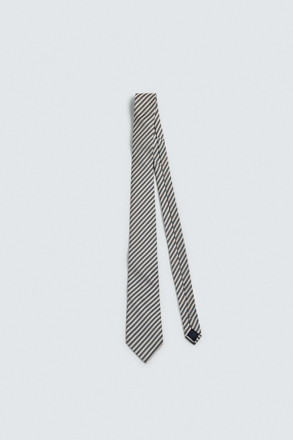 LIMITED EDITION 100% SILK STRIPED TIE - Zara фото 8