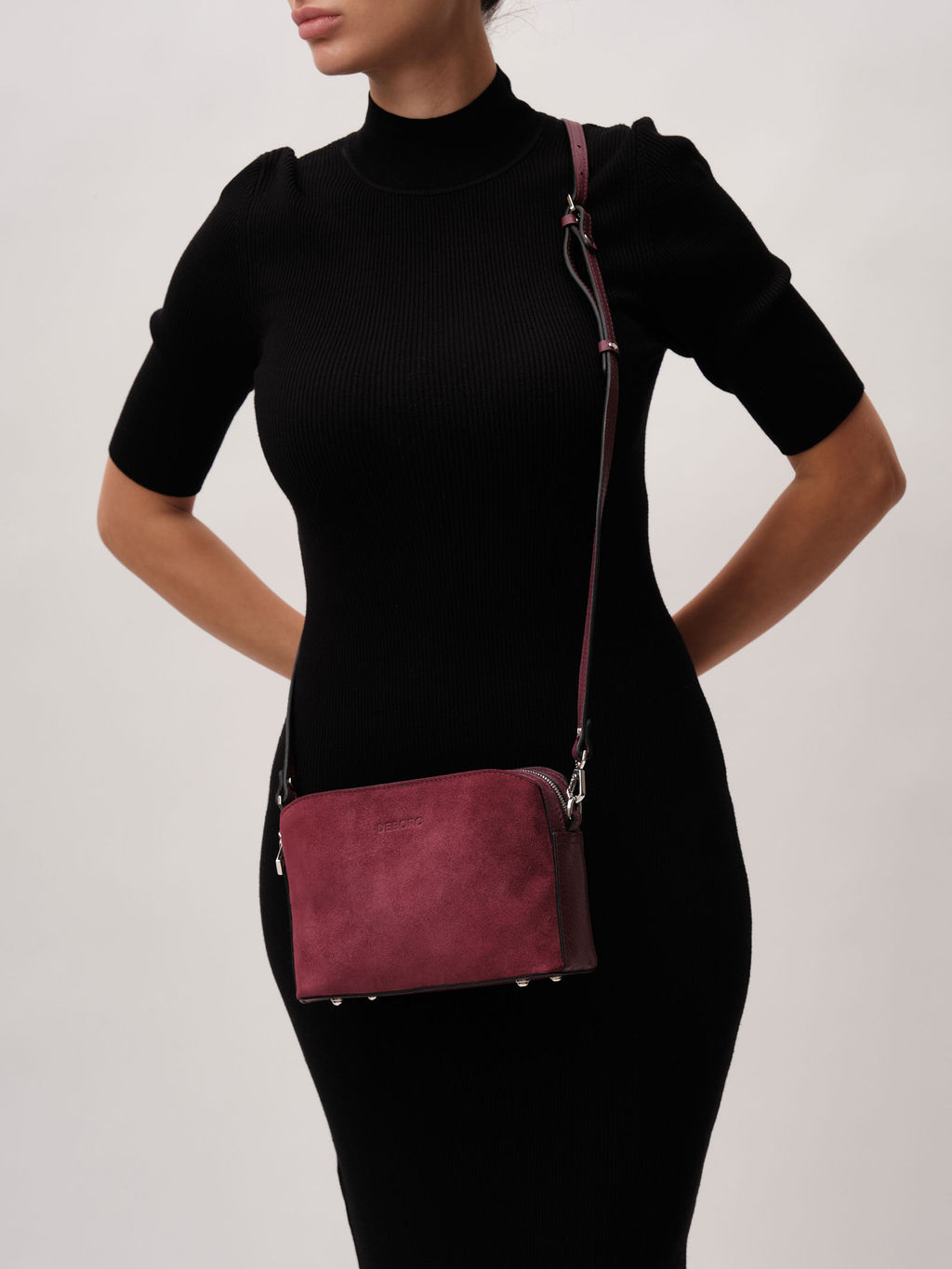 Сумка Deboro 30848 бордо вишня