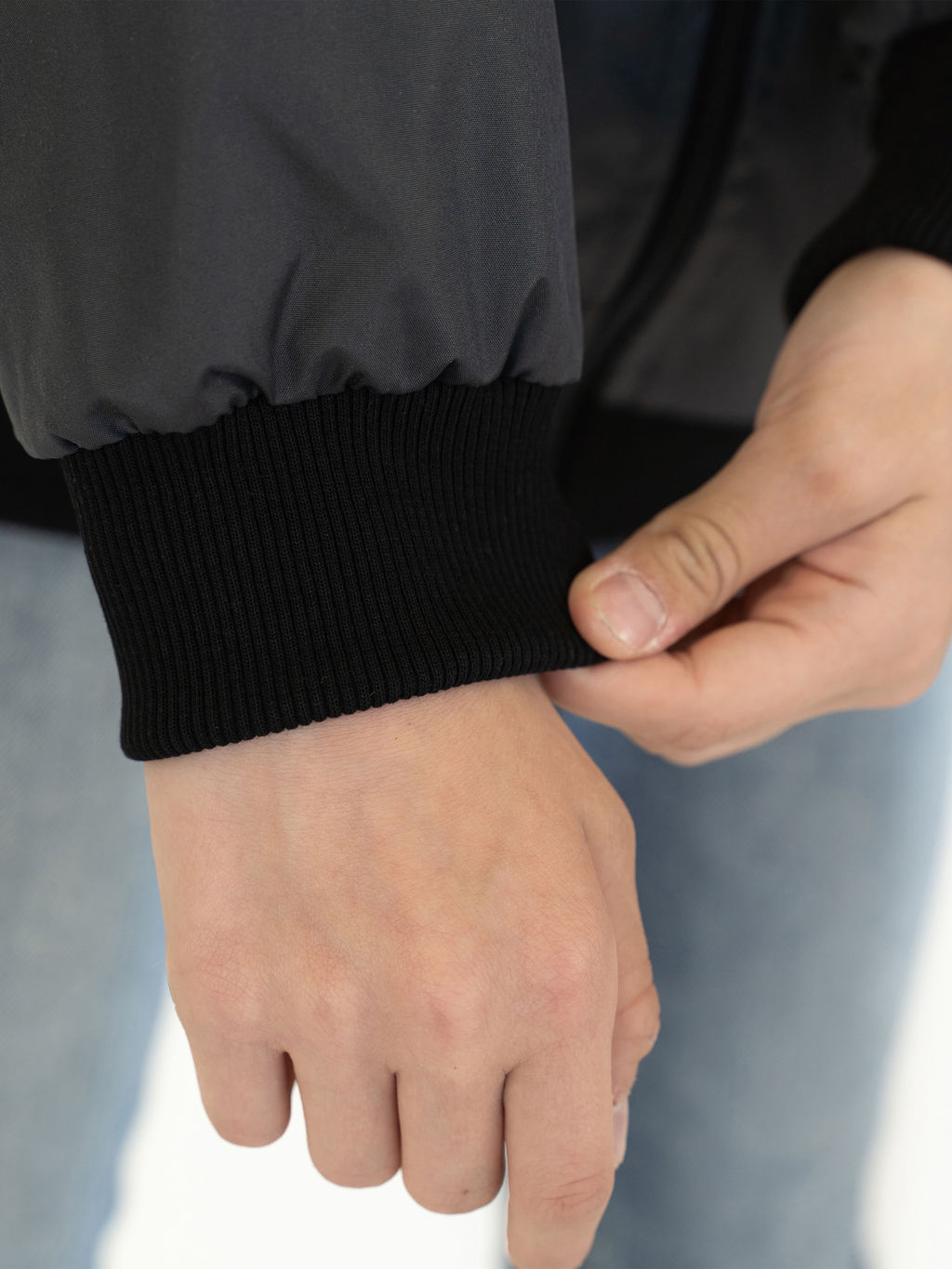 Ветровка детская темносерая