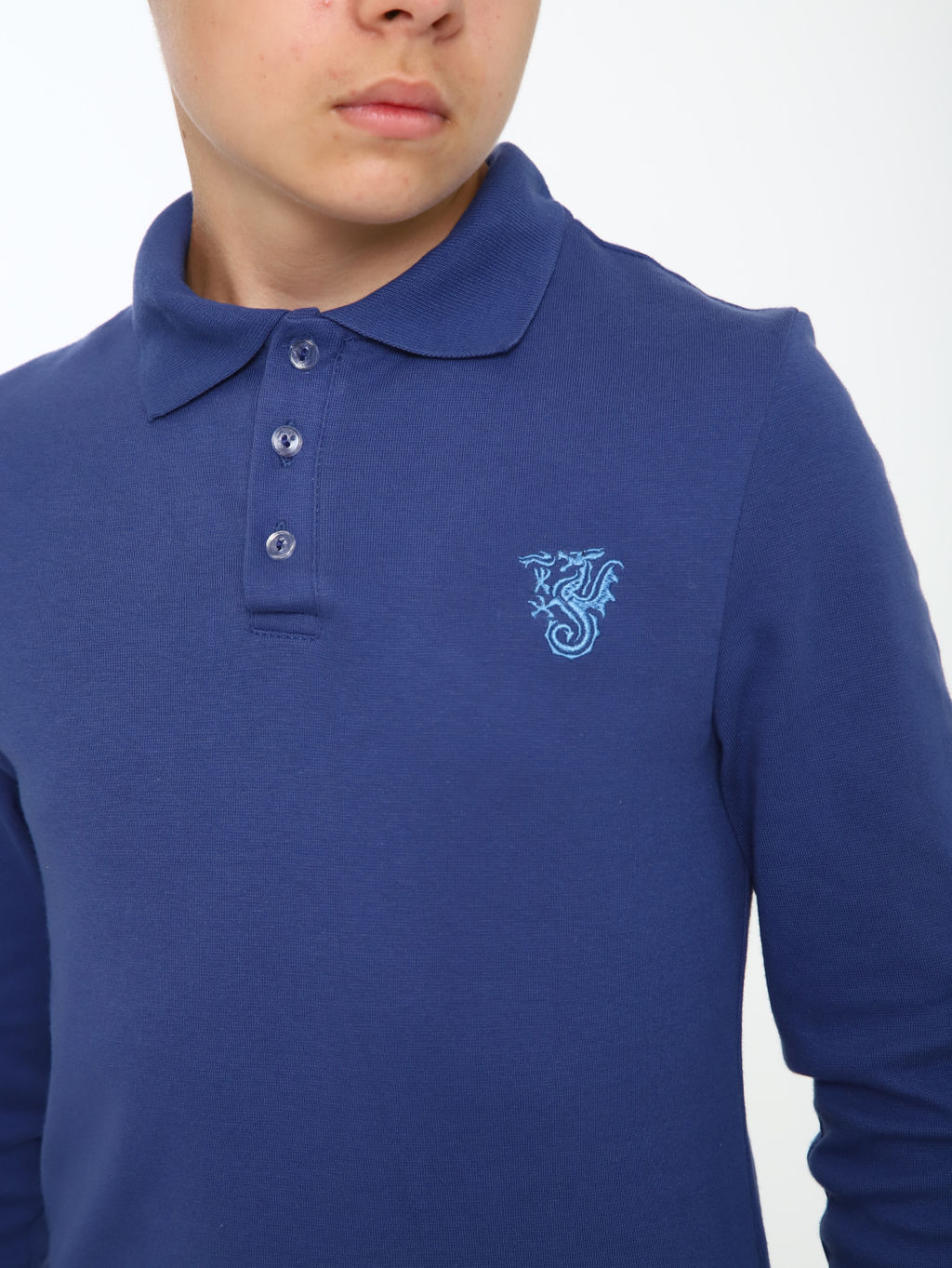 Рубашка-поло "Павел" индиго