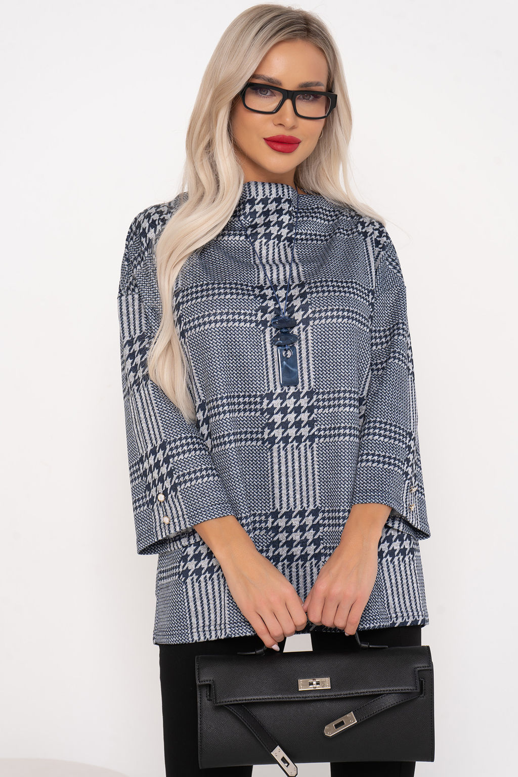 Джемпер (синий) Б11-113 - Николь фото 4