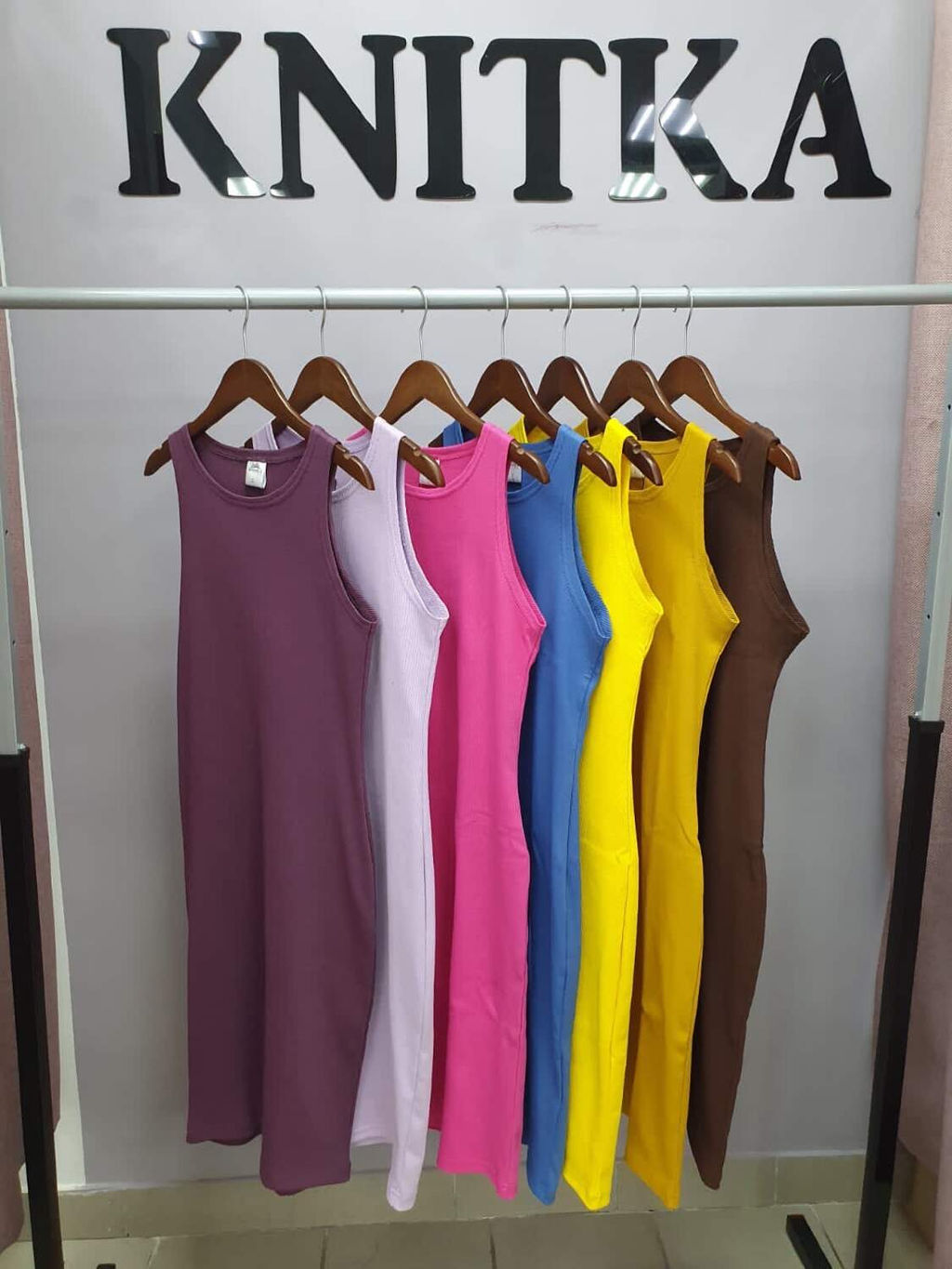 105 Платье Моника, фуксия - Knitka wear фото 4