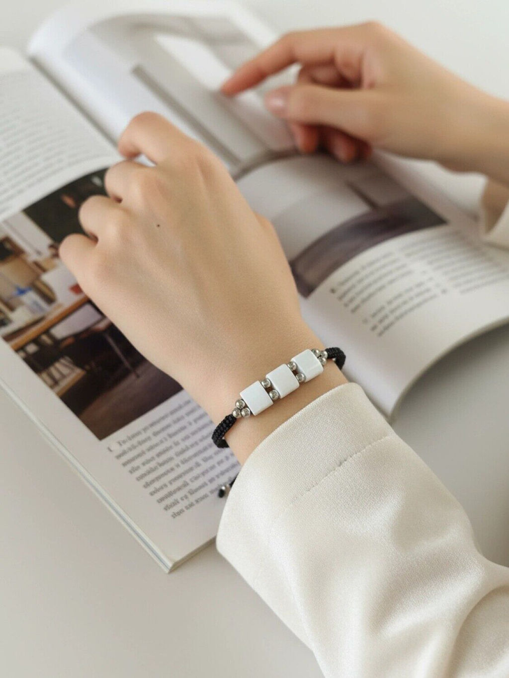 Браслет с керамикой