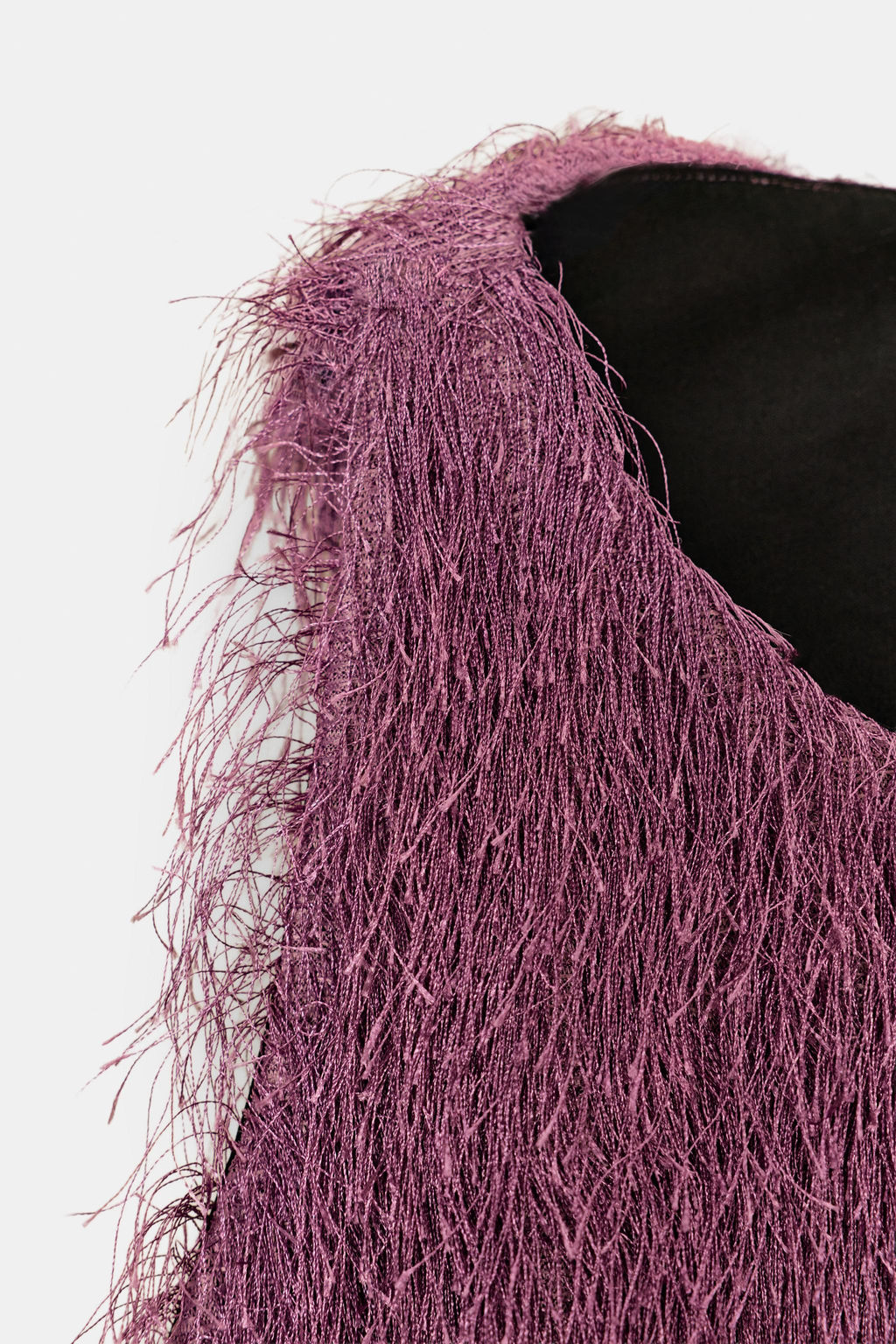 TOP GLOBO FLECOS / Malva - Zara фото 8