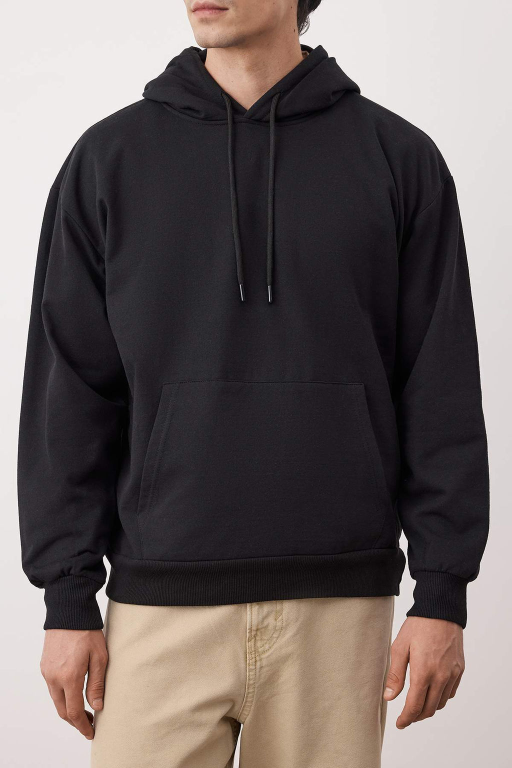 TRENDYOL MAN Siyah Oversize/Genis Kesim Kapusonlu Ici Polar/S?cak Tutan Cicek Bask?l? Sweatshirt TMNAW22SW1651 - Trendyolmilla фото 19