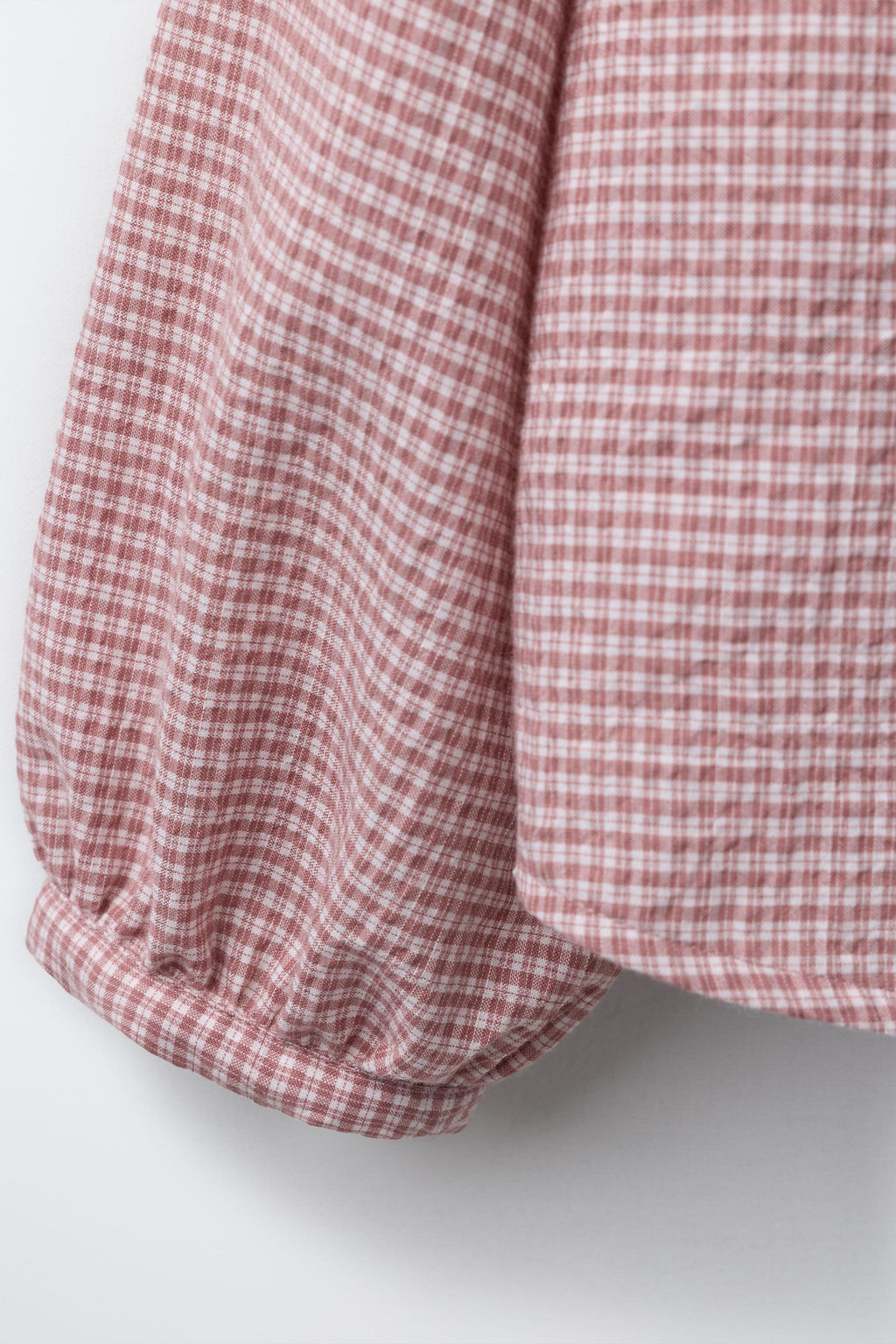 DOUBLE PETER PAN COLLAR CHECK SHIRT BENSIMON ® X ZARA  фото 4