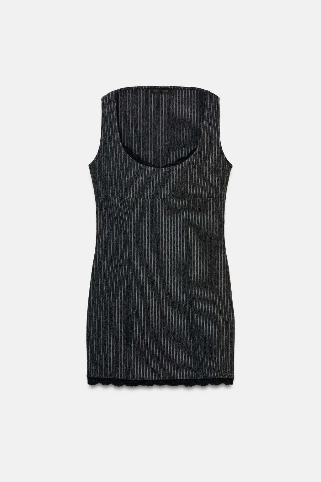 PINSTRIPE SHORT DRESS - Zara фото 10