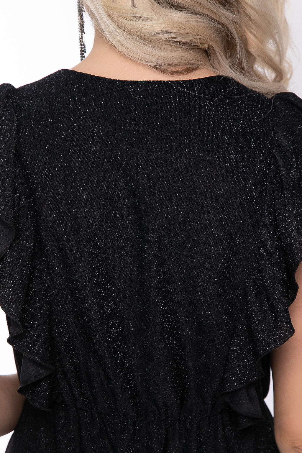 Платье Аурелия (мерцающий черный) П8003 - Lt collection фото 12