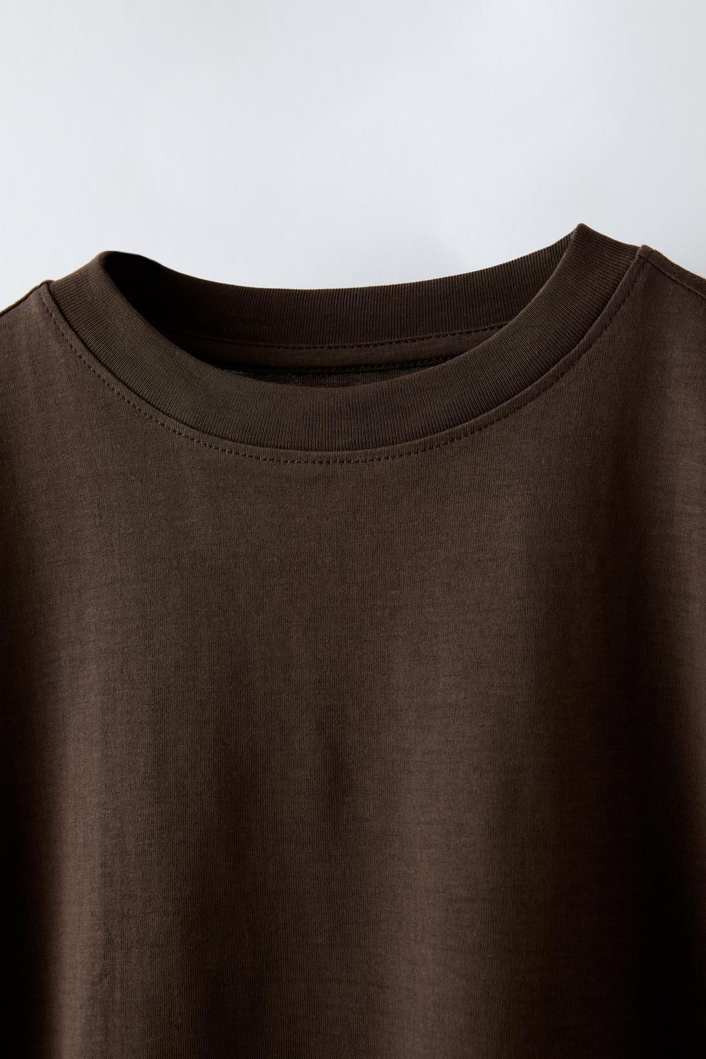 3LU DUZ RENK T-SHIRT PAKETI - Zara фото 6