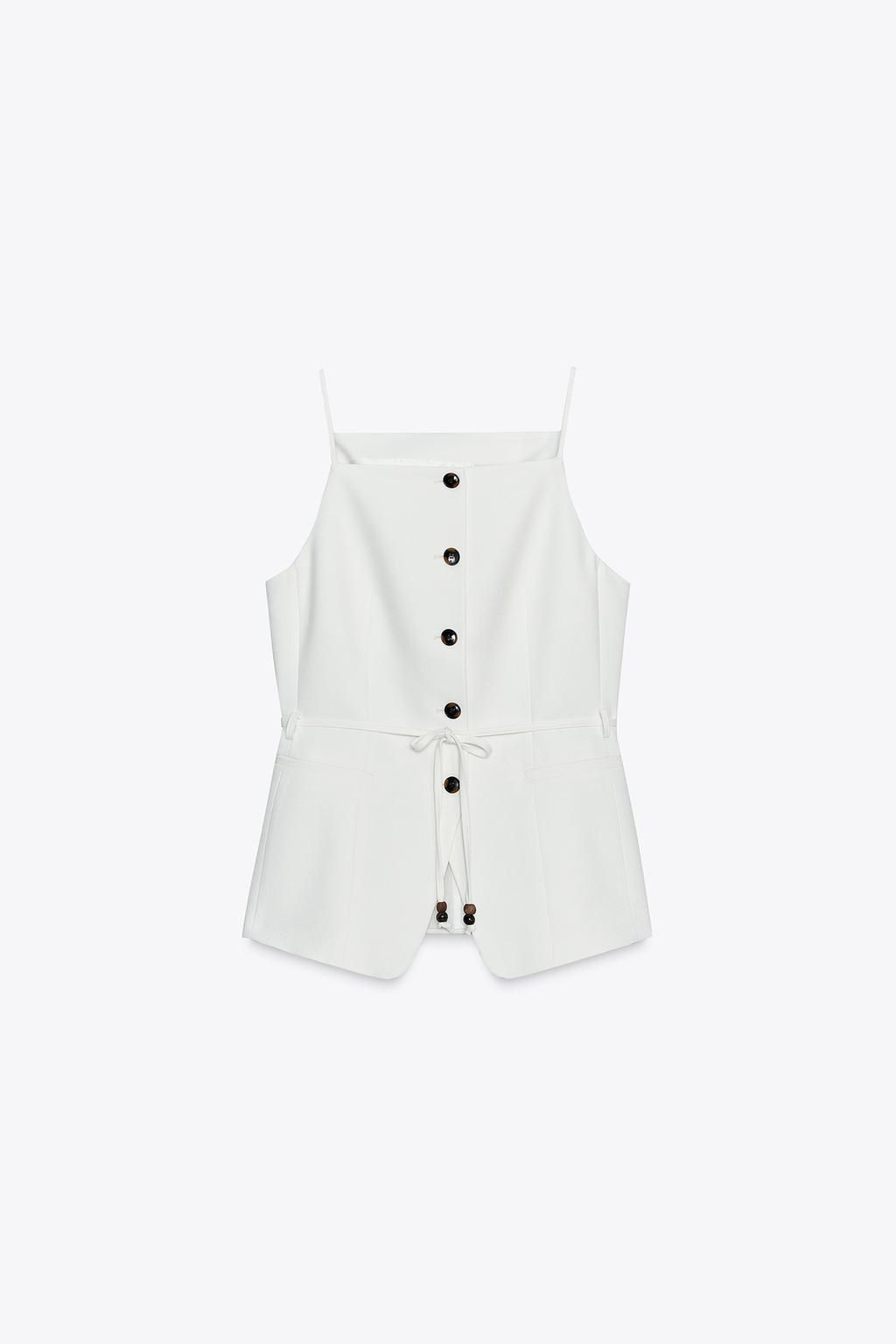 BEADED BELT WAISTCOAT - Zara фото 4