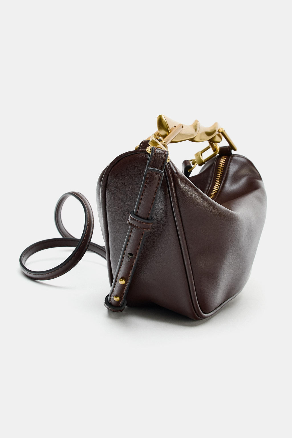 MINI BAG WITH METAL HANDLE - Zara фото 4
