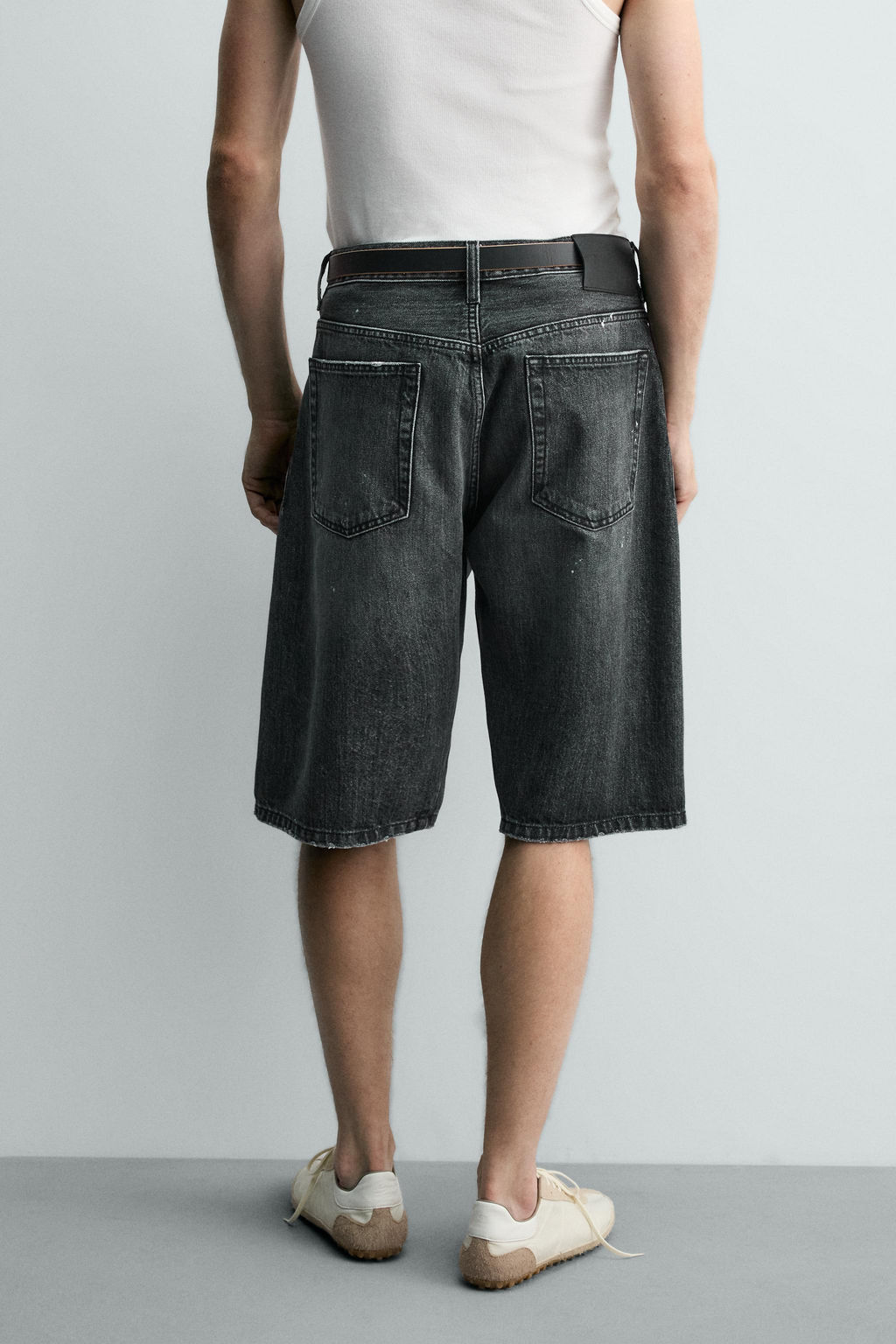 BERMUDA DENIM BAGGY FIT / Carb?n - Zara фото 3