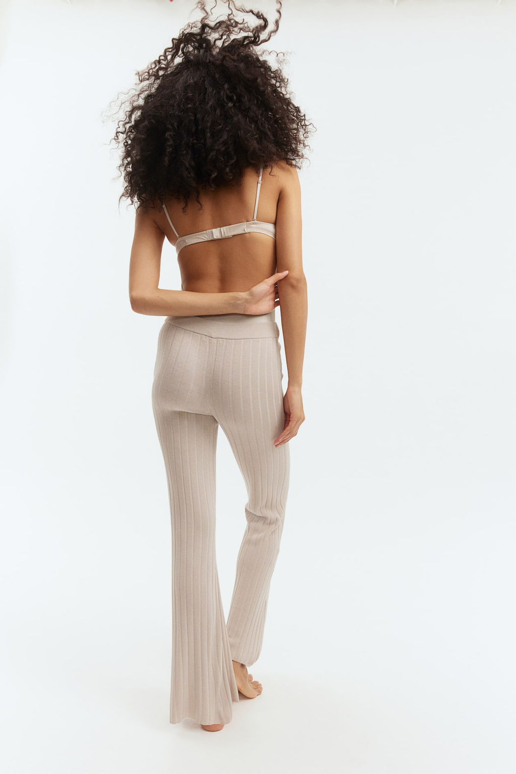 Pantalon en punto de canale - H&m фото 3